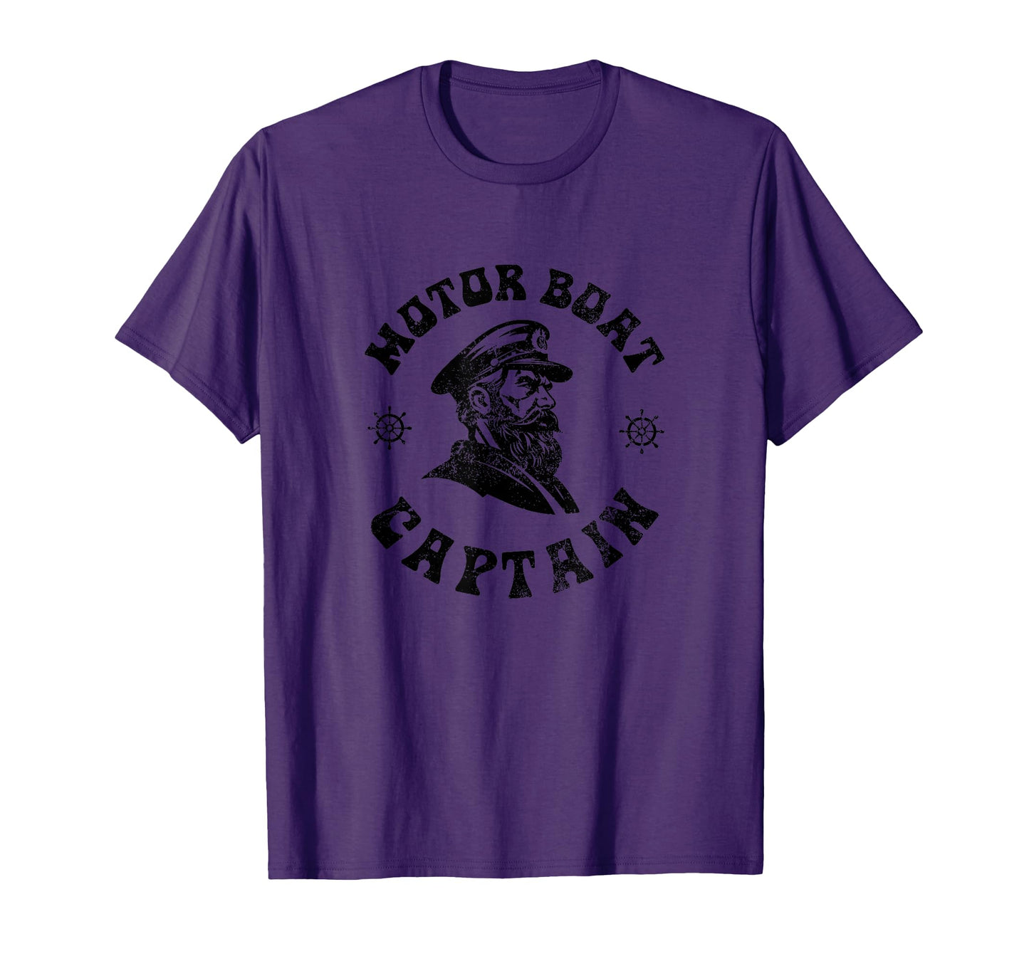 Funny Motor Boating Vintage Motor Boat Captain T-Shirt