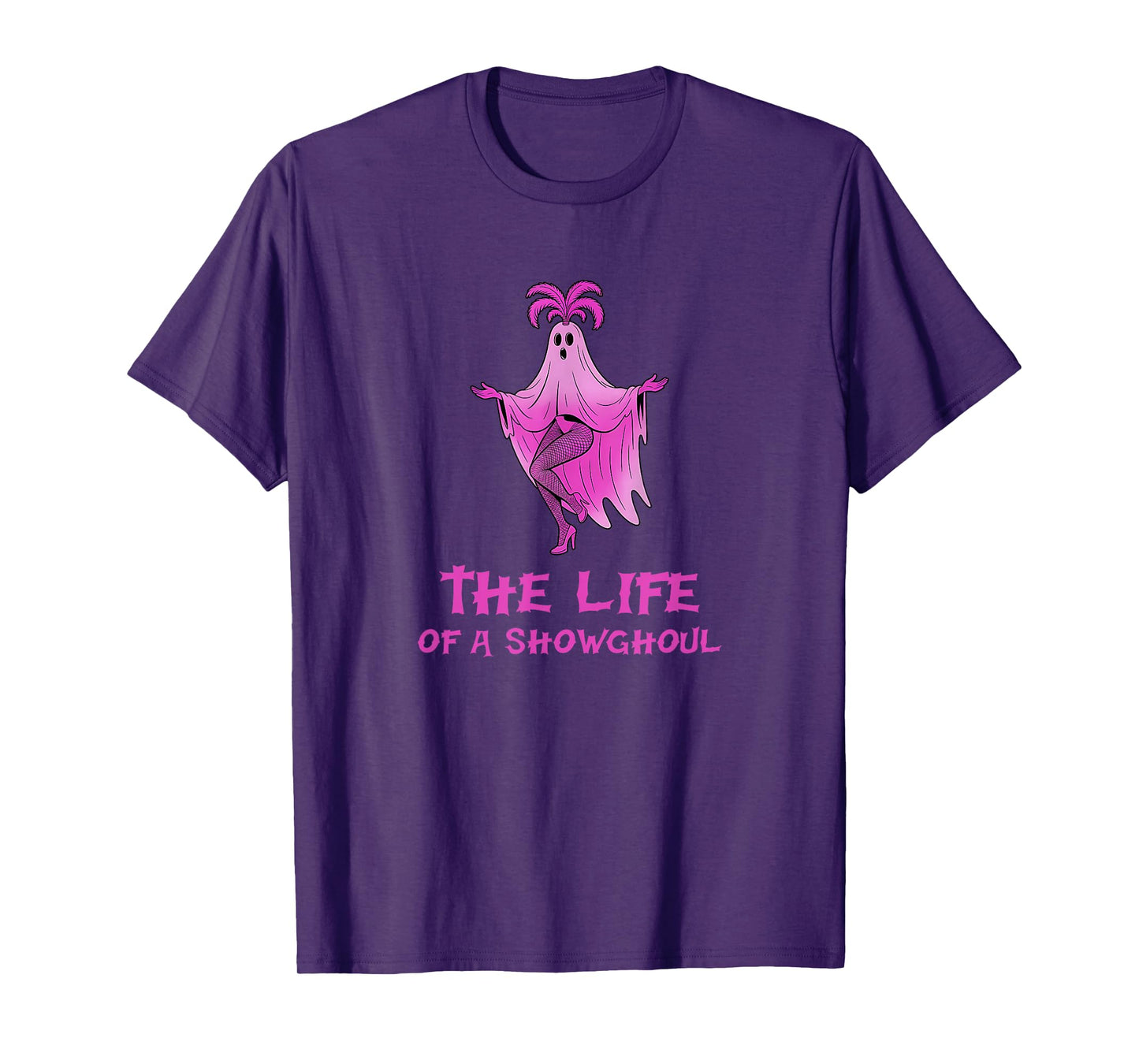 The Life of A Showghoul Retro Skeleton T-Shirt