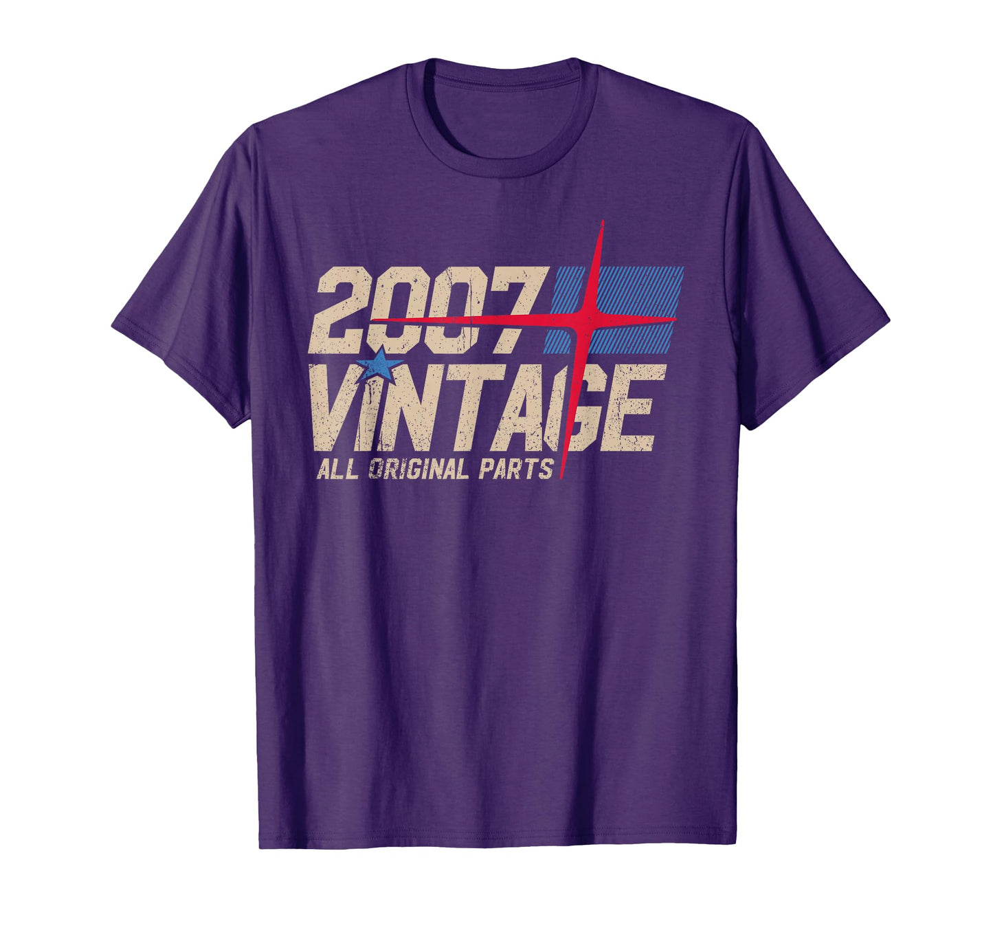 Vintage 2007 Retro 18th Birthday for Men Women Kids T-Shirt