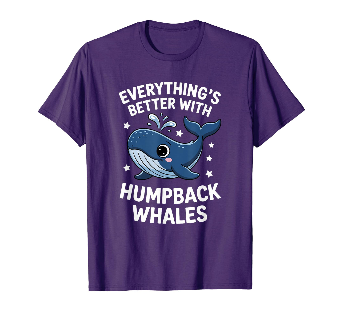 Cute Humpback Whale Lover Kids Boys Girls Humpback Whales T-Shirt