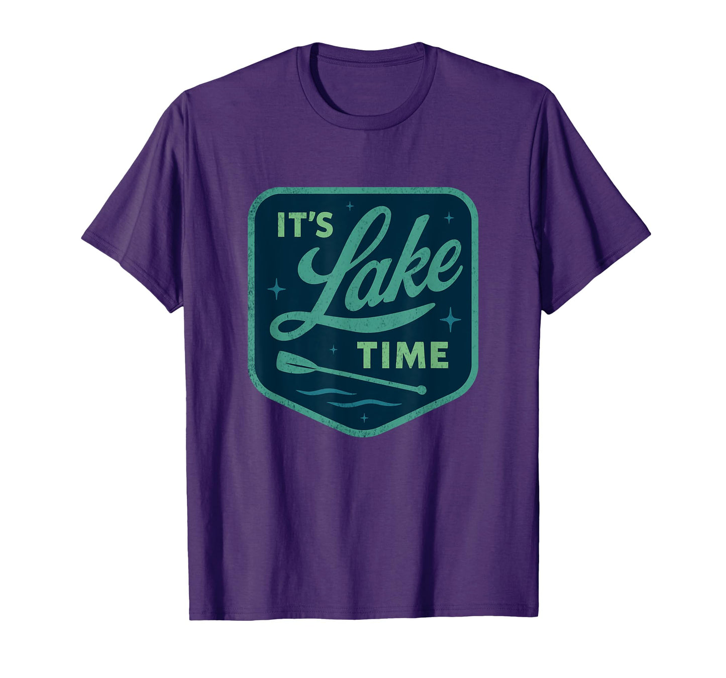 It's Lake Time Summer Art For Men Women Boating Lake Life T-Shirt