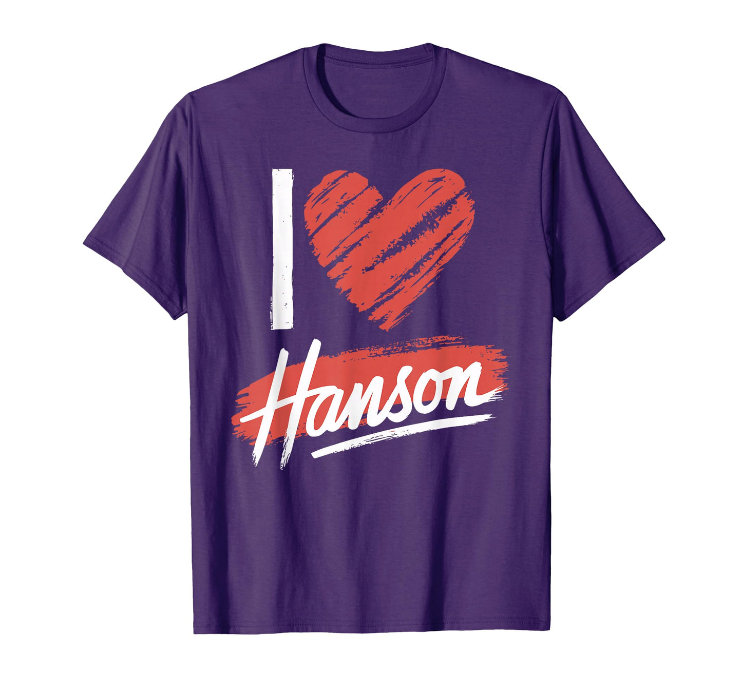 I Love HANSON T-Shirt County I Heart HANSON T-Shirt