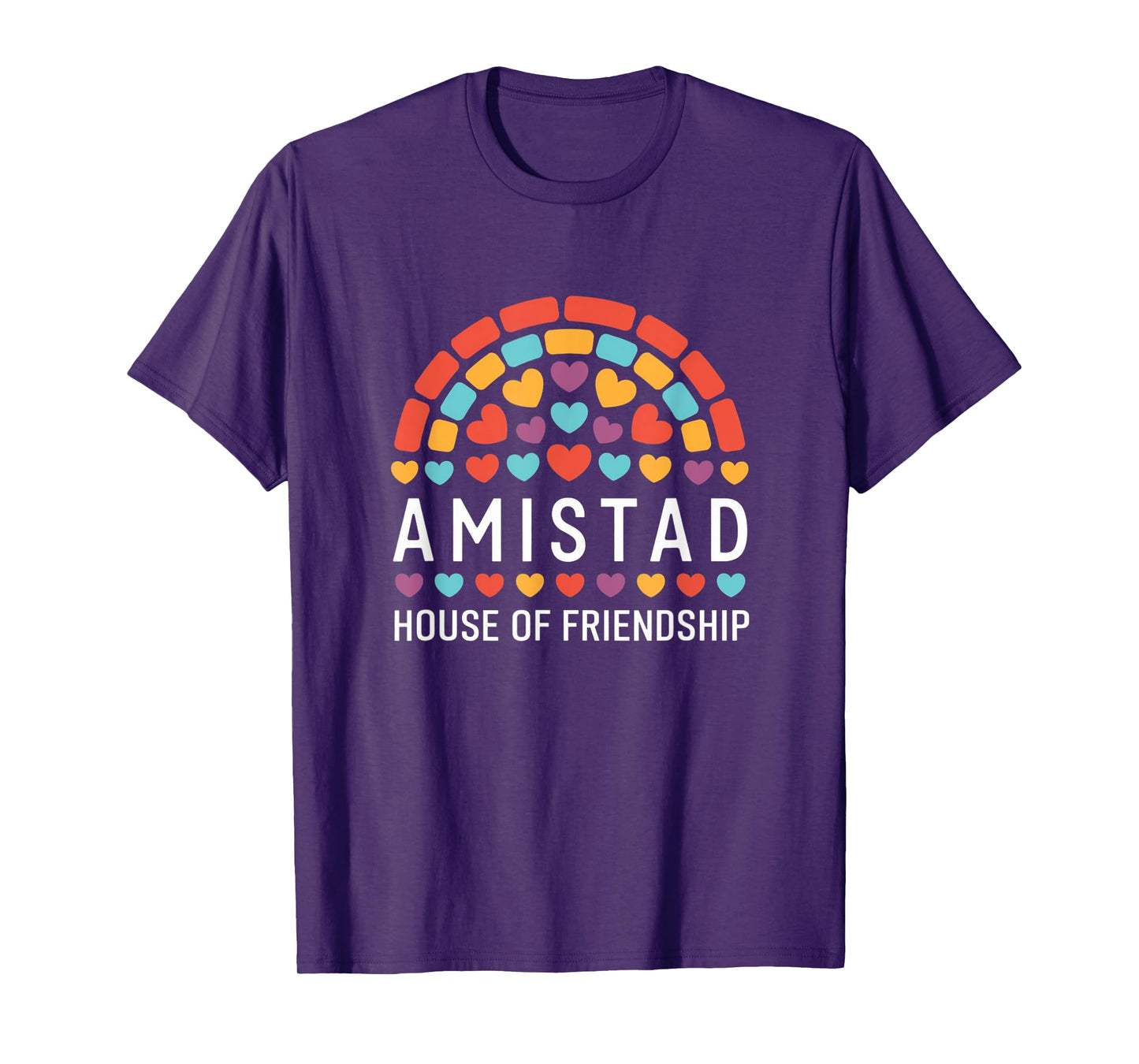 Amistad House Of Friendship Hearts T-Shirt