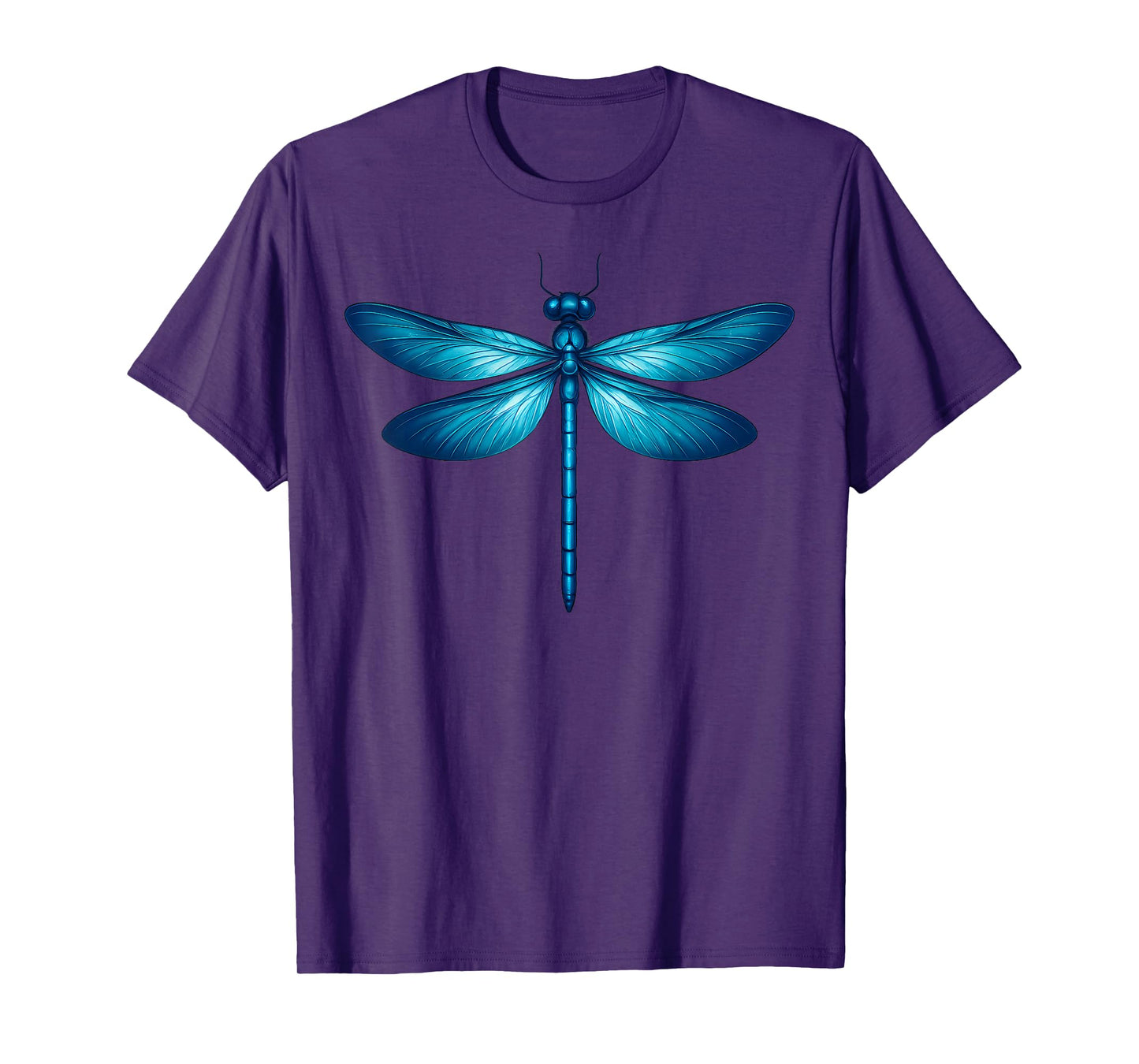 Blue Dragonfly Insect Wildlife Nature Bug Lover Entomologist T-Shirt