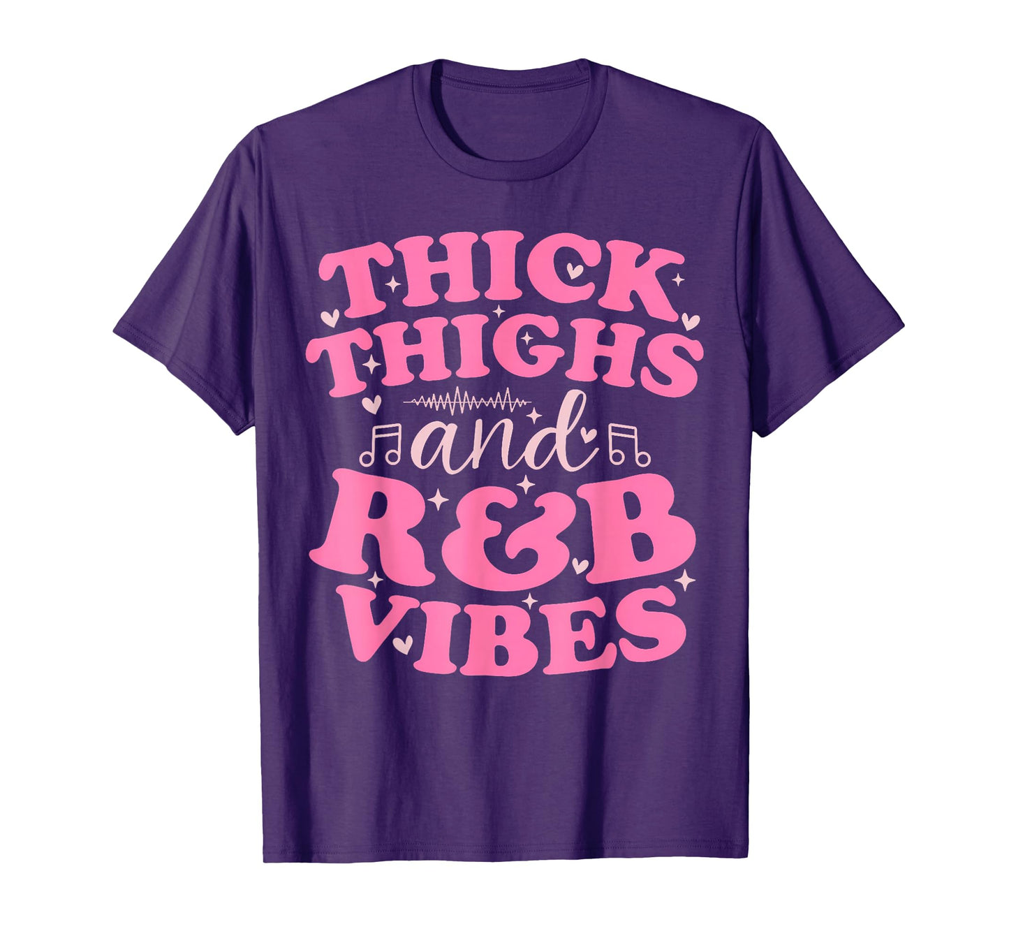 Thick Thighs and R&B Vibes Cute 90's R&B Girls T-Shirt