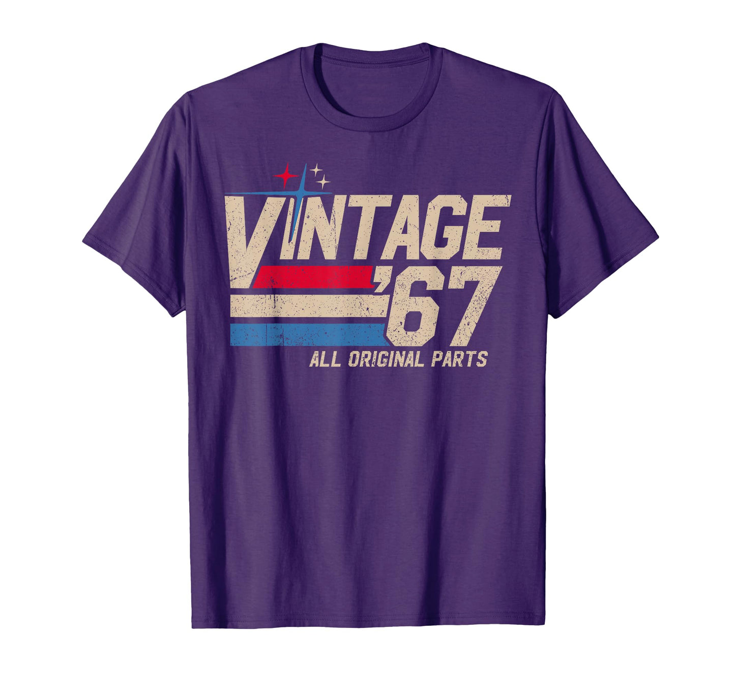 Vintage '67 Retro 58th Birthday for Men Dad USA Since 1967 T-Shirt