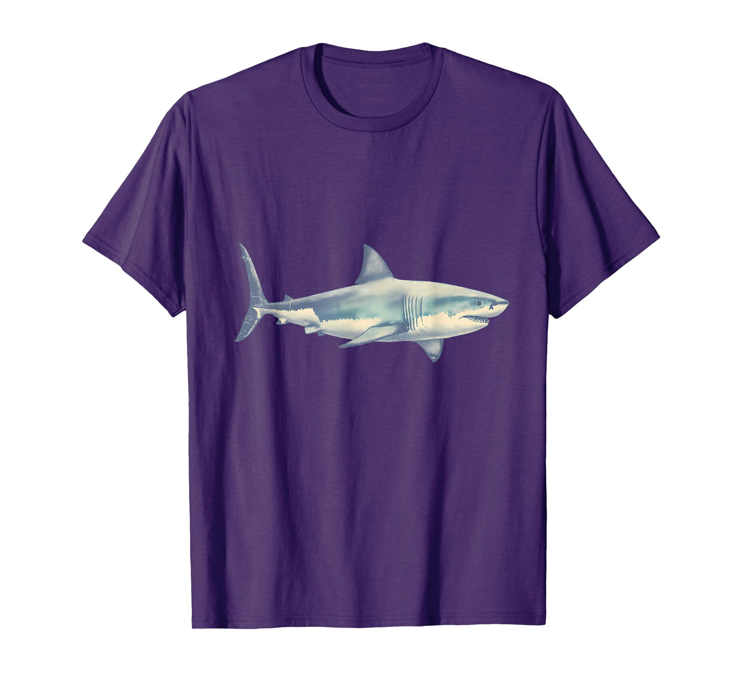Shark Marine Biology Animal Artwork Sea Ocean Sharks Lover T-Shirt