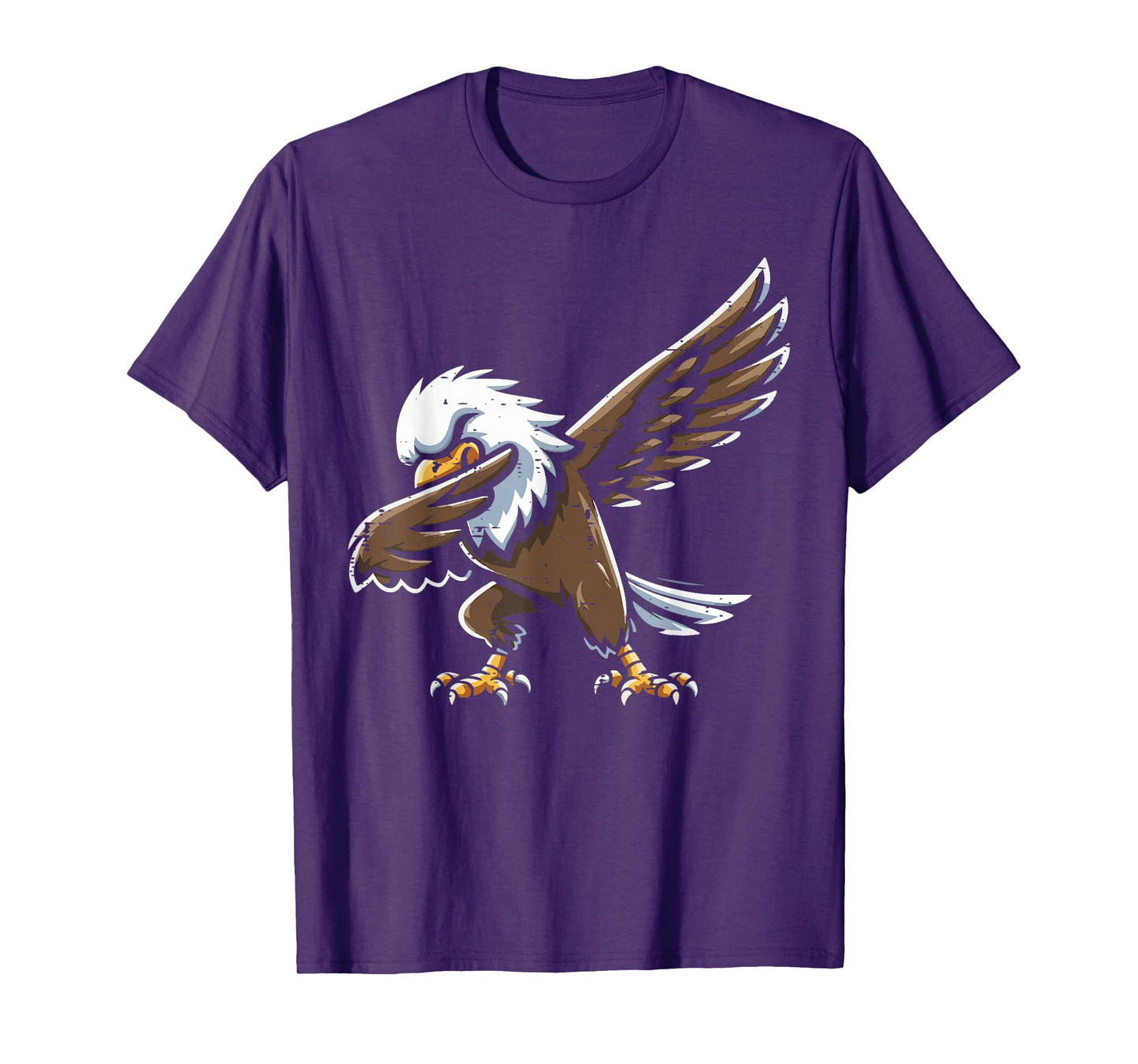 Dabbing Bald Eagle Funny Dance Wildlife Boys Kids Men Women T-Shirt