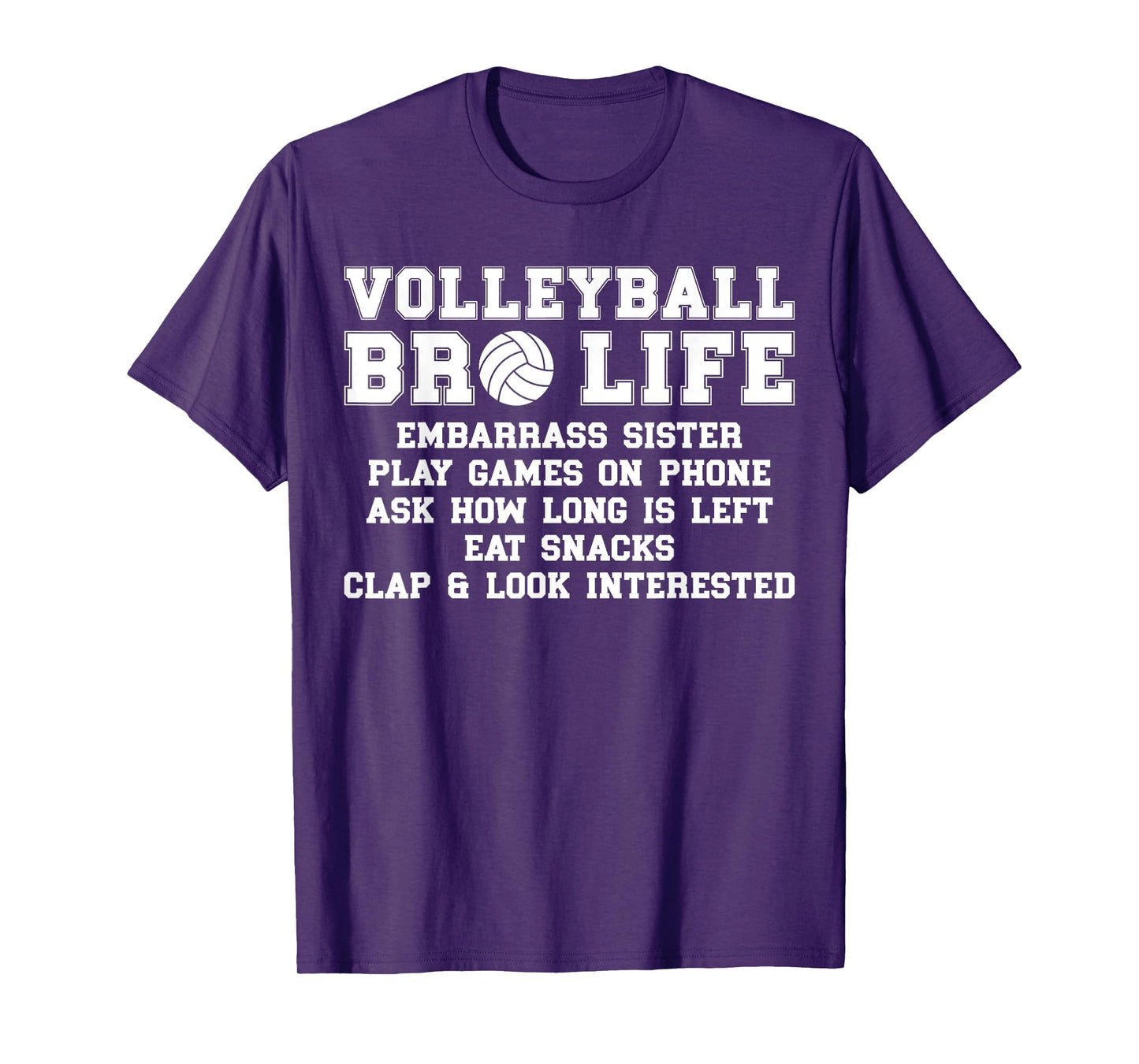 Volleyball Bro Life Volleyball Brother T-Shirt