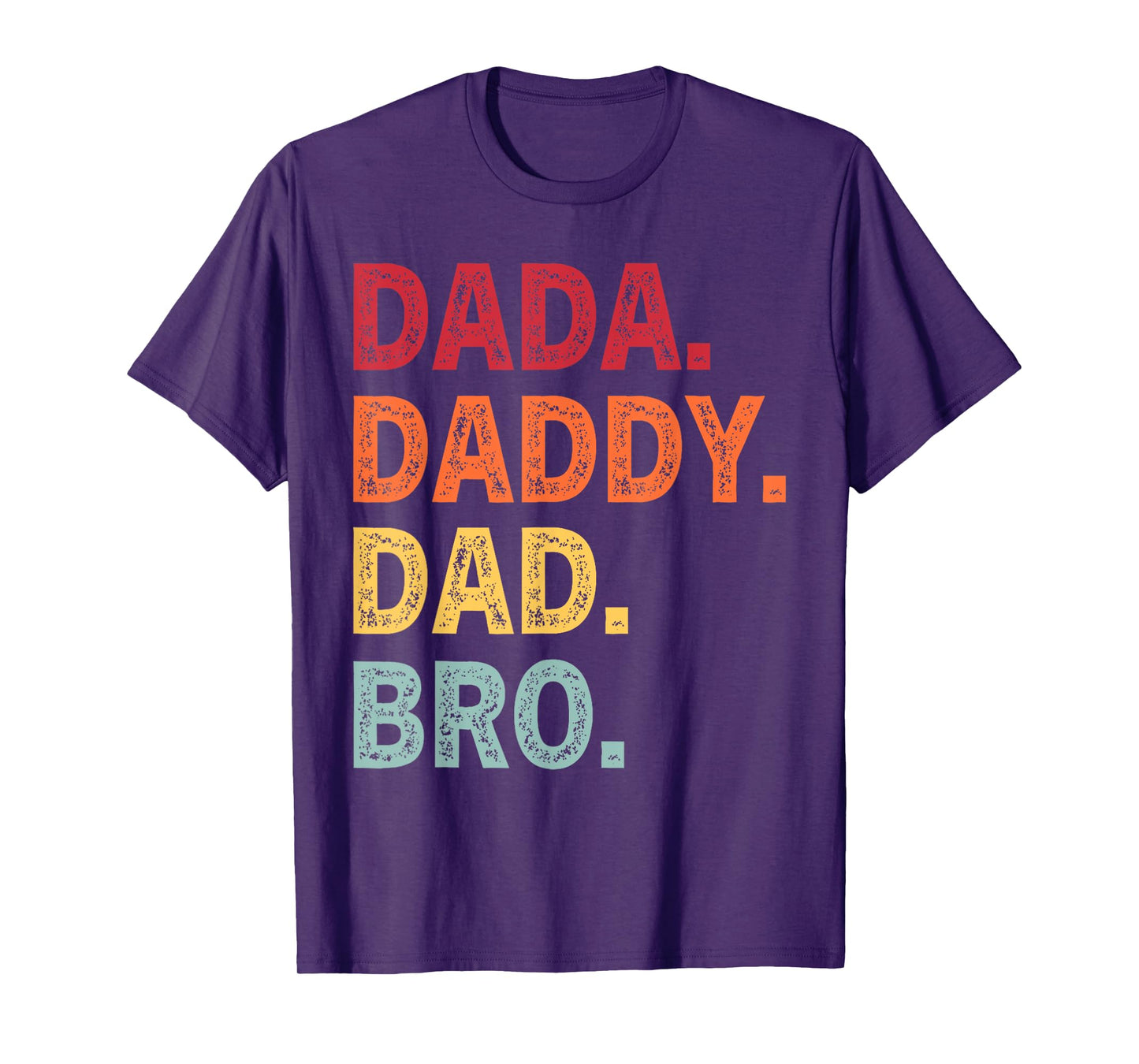 Retro Dada Daddy Dad Bro Funny Fathers Day Retro Vintage T-Shirt