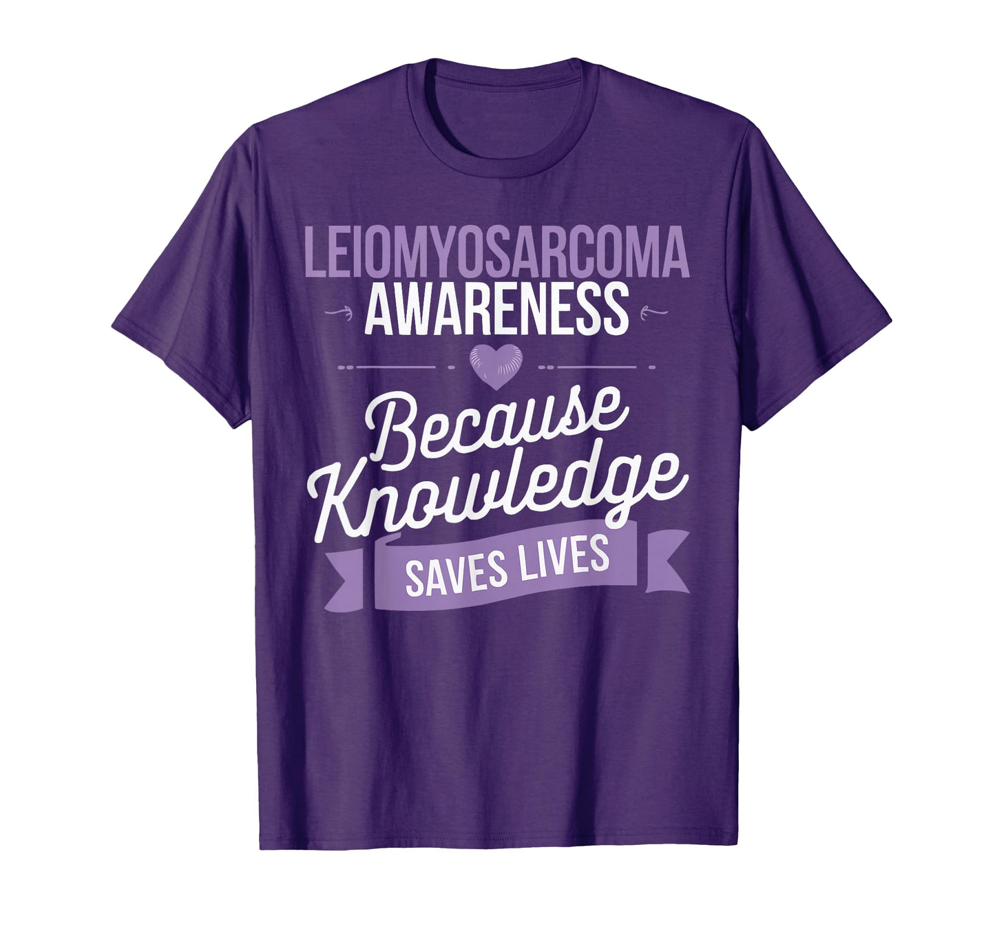 Leiomyosarcoma Cancer Awareness Ribbon Fight Cancer T-Shirt