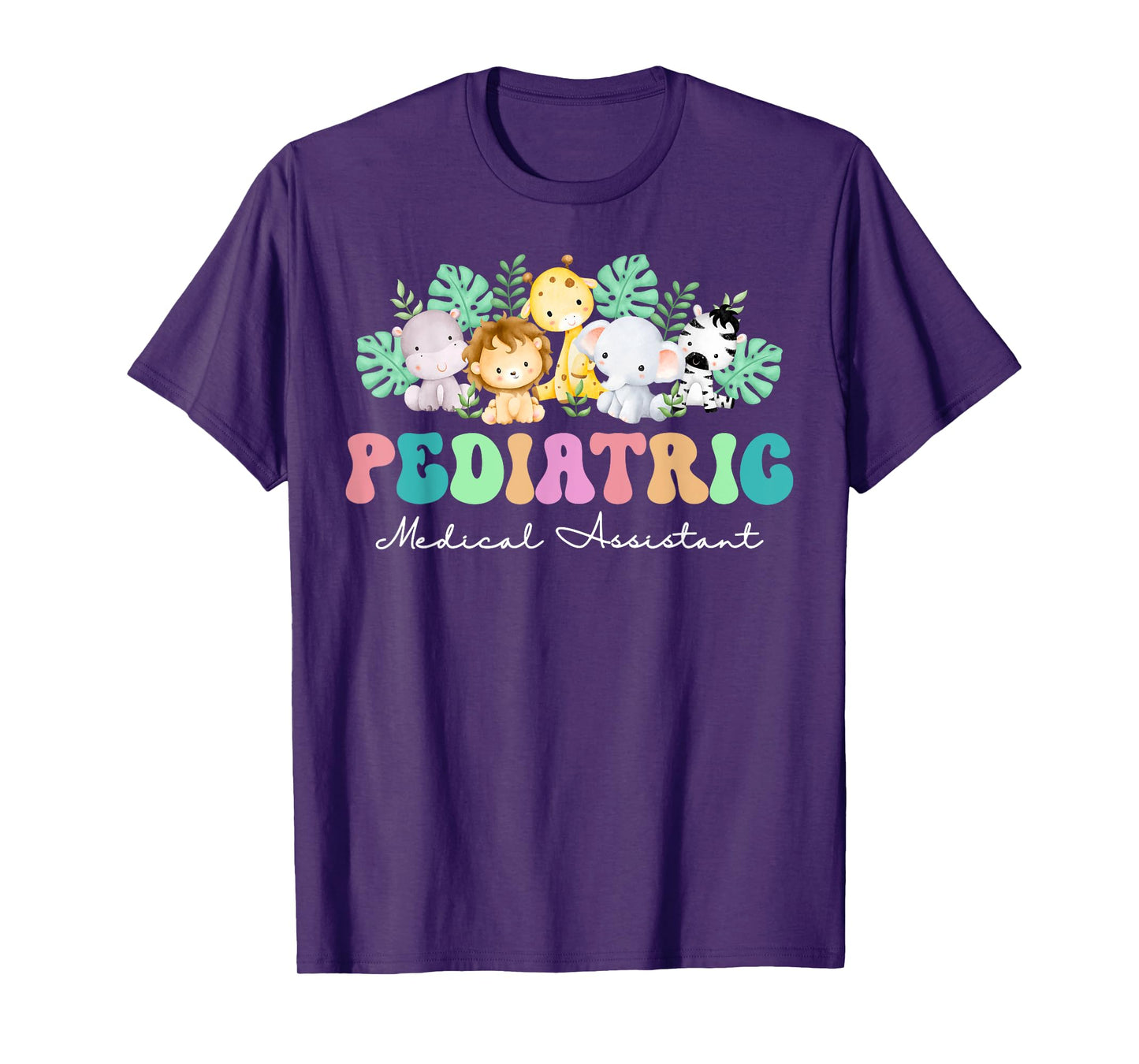 Cute Animal Pediatric Medical Assistant PEDS MA Nurse Grad T-Shirt