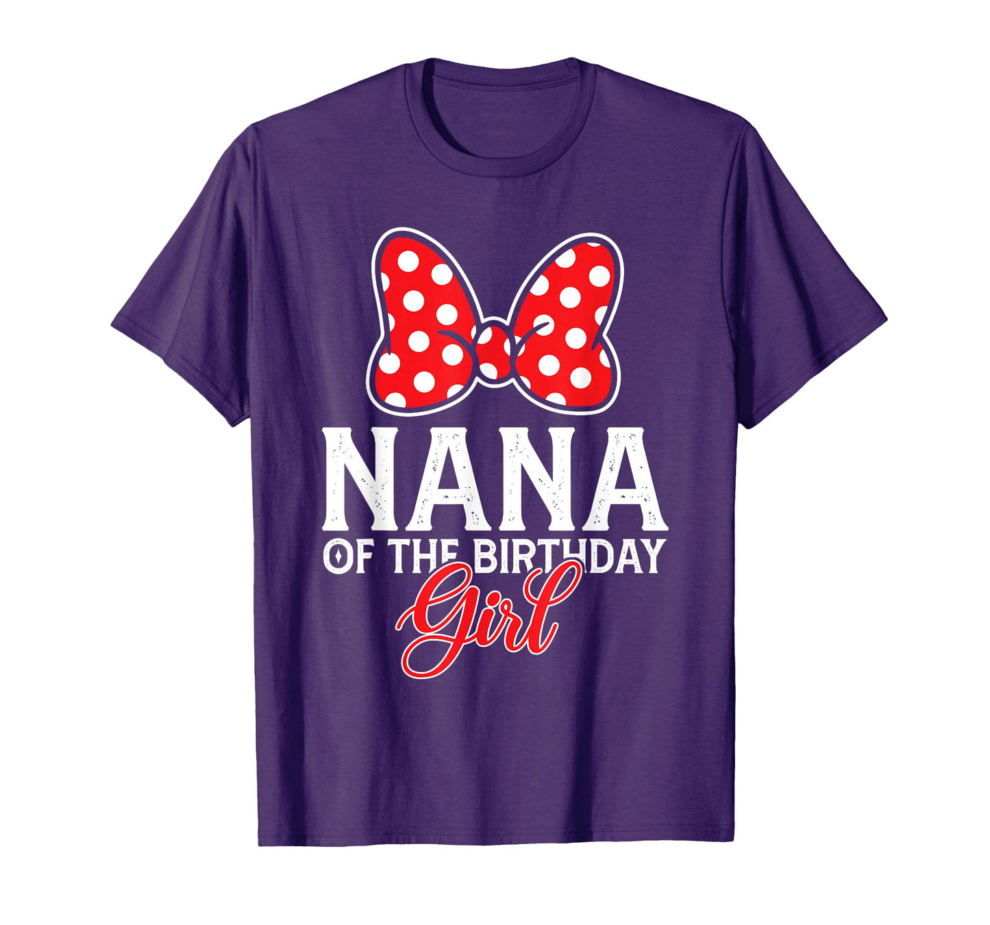 Nana Of The Birthday Girl Princess Family Matching Party T-Shirt