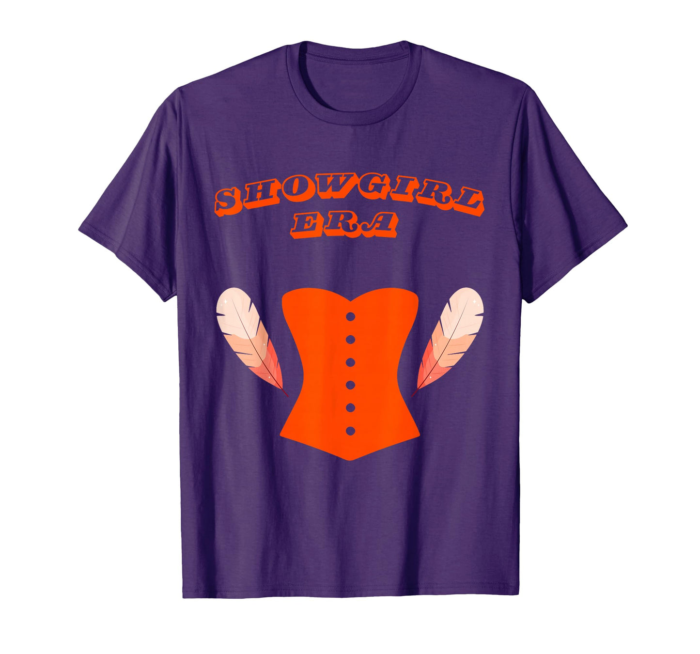 Showgirl Era Corset Feathers Cabaret T-Shirt