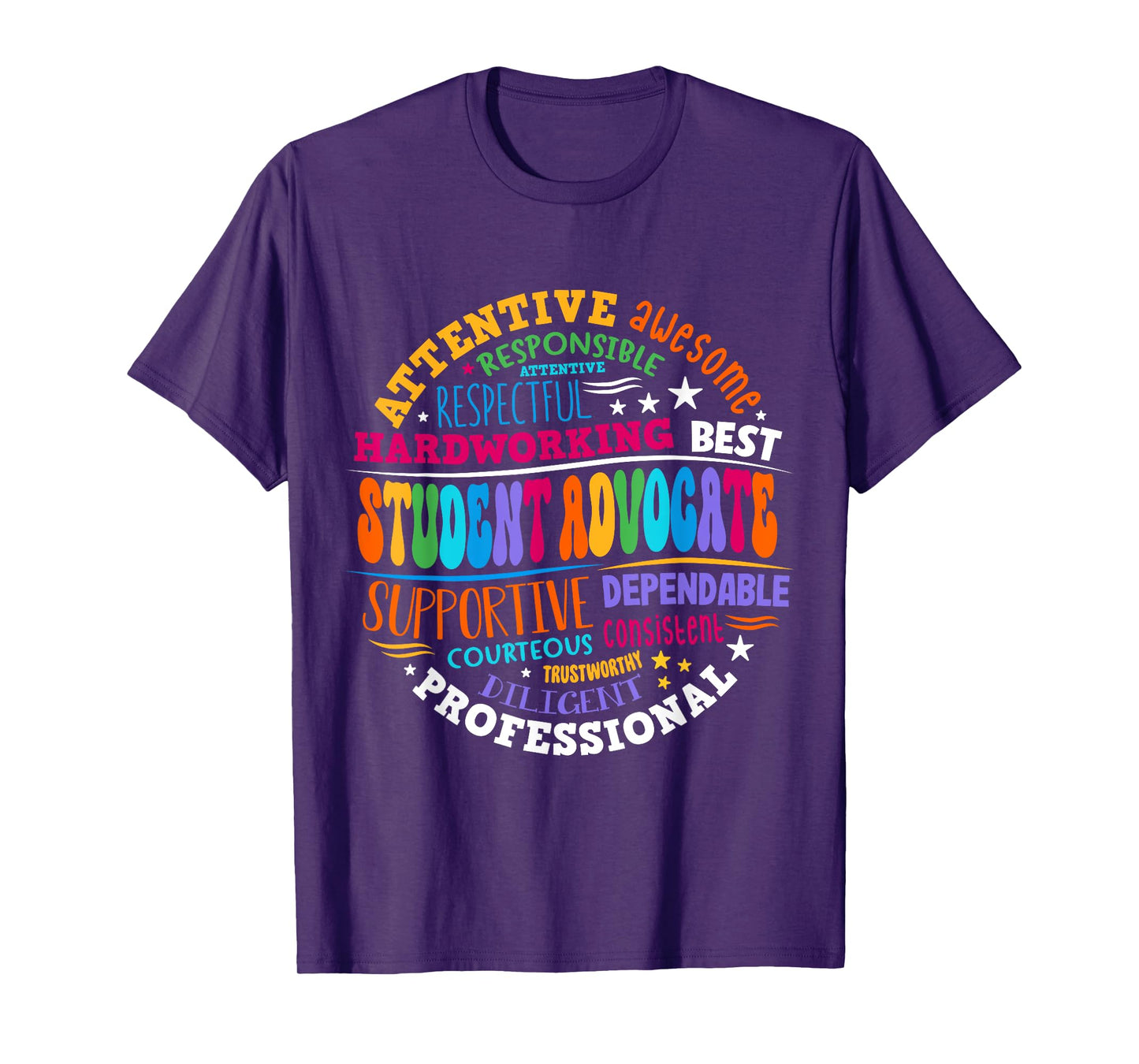 Groovy Student Advocate Appreciation Back to School T-Shirt