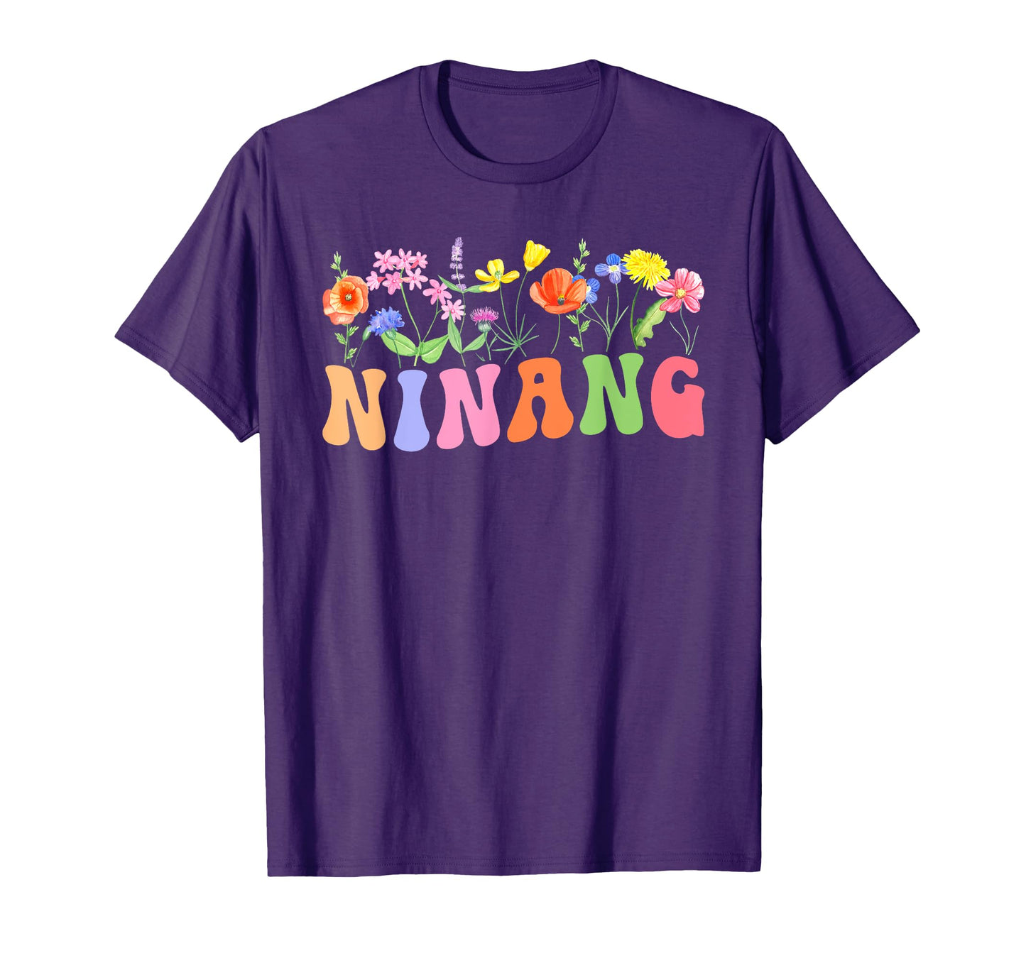 Groovy Ninang Grandma Appreciation Ninang Godmother T-Shirt