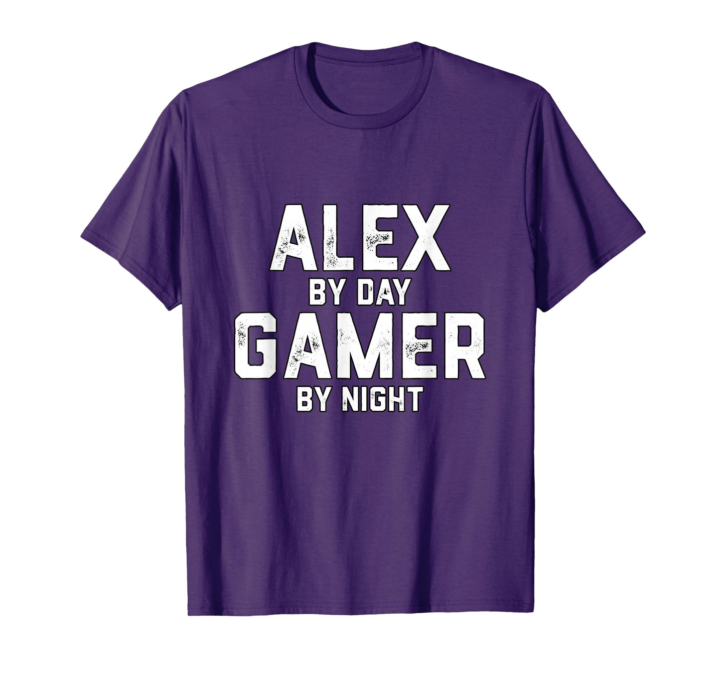 Alex Gamer Halloween Gaming Costume for Men Named Alex T-Shirt