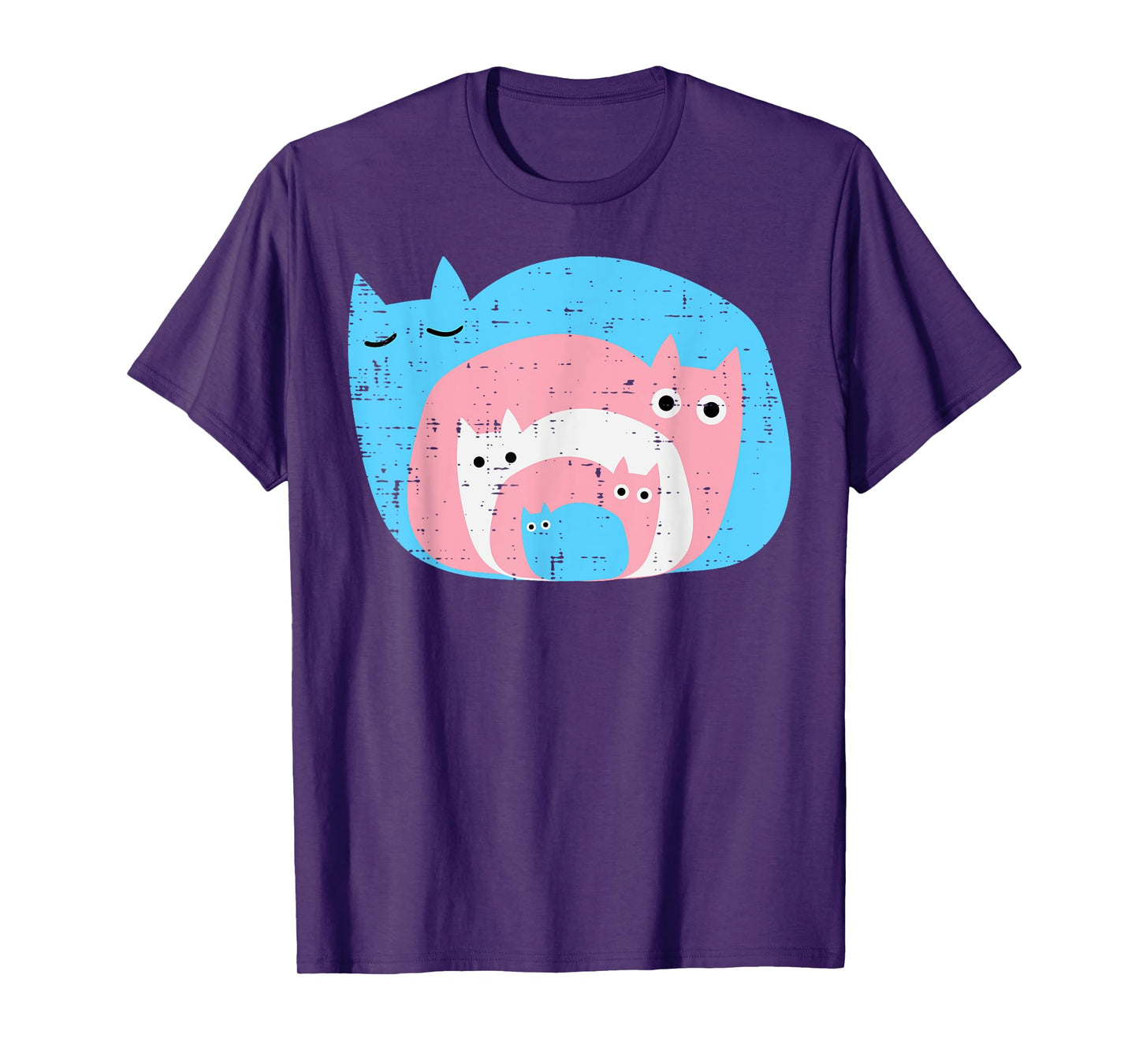 Transgender Cats In Cats Transsexual Pride Flag LGBTQ Women T-Shirt