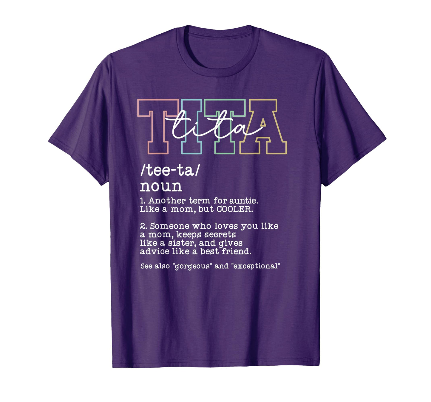 Tita Aunt Definition Tita Auntie Best Tita T-Shirt