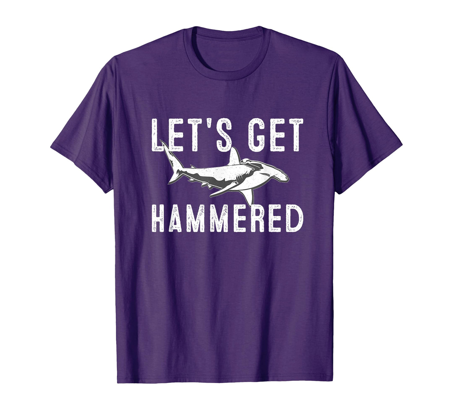 Let's Get hammered funny Hammerhead Shark Presents T-Shirt