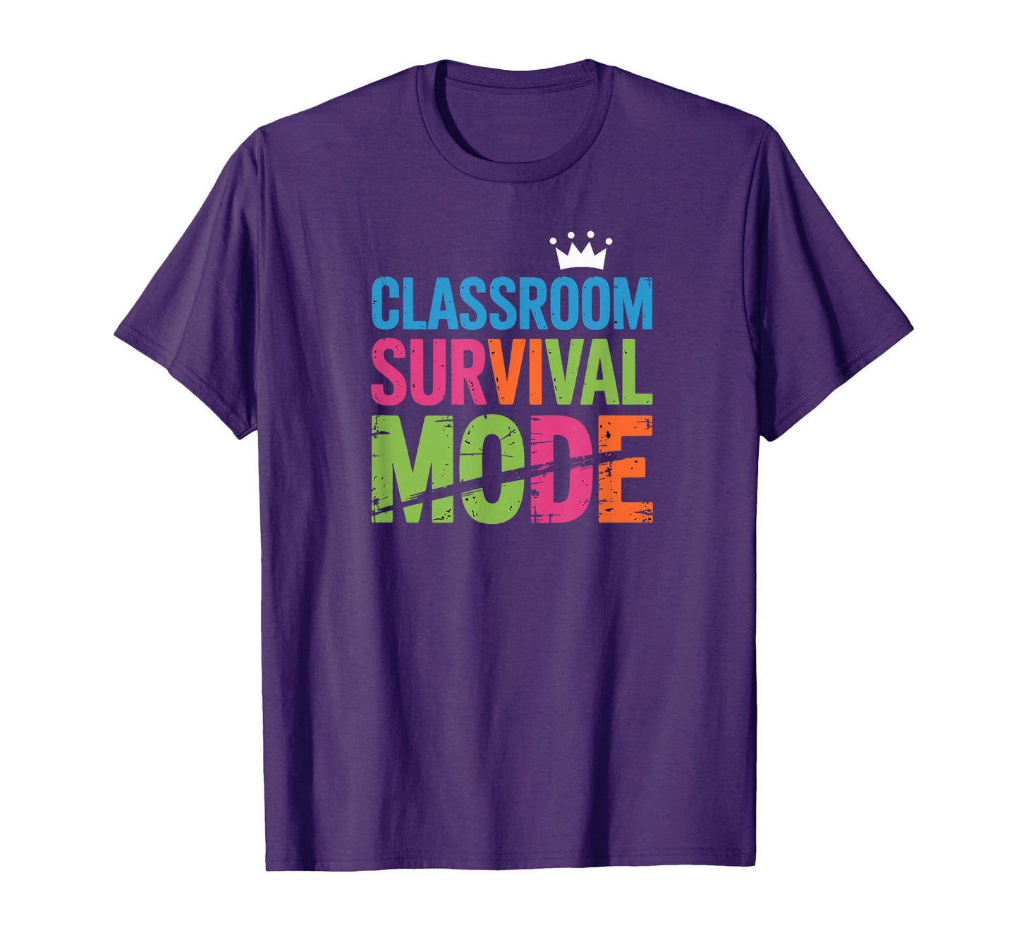 Funny Teacher Life Classroom Survival Mode T-Shirt