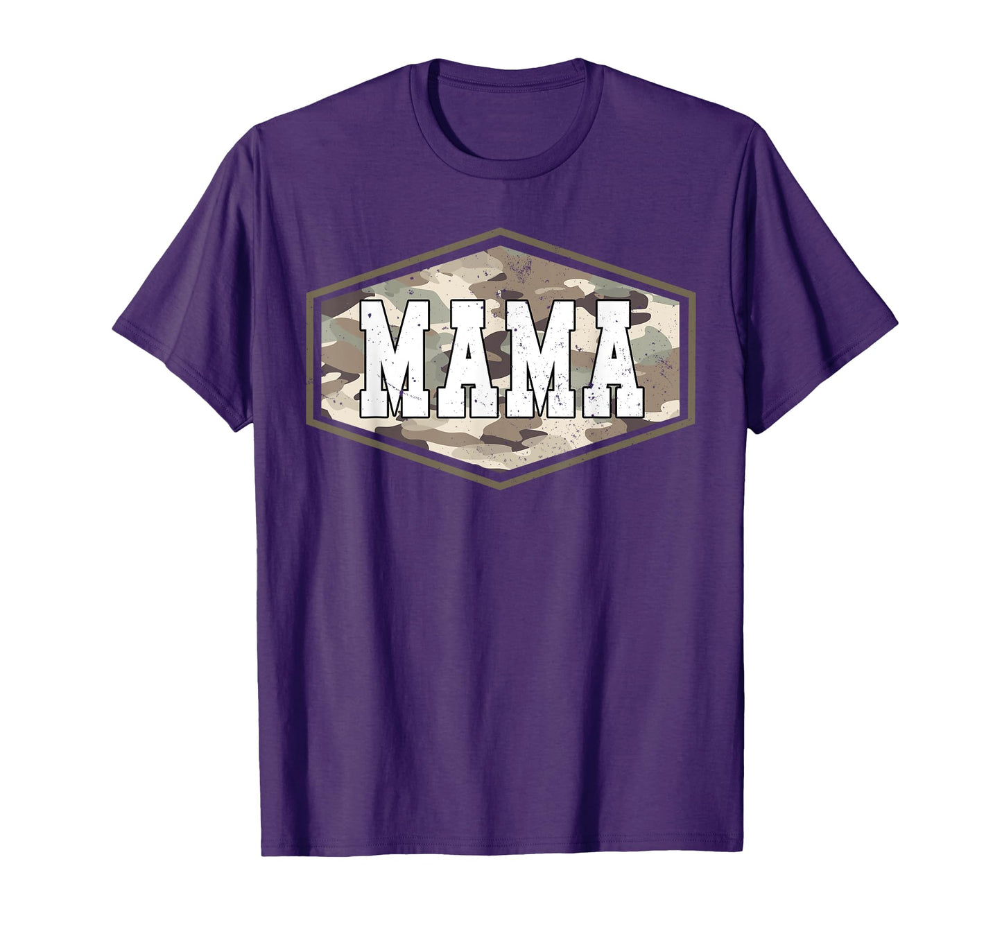 Retro Old School Camo Mama, Camouflage Mom Life Mother's Day T-Shirt