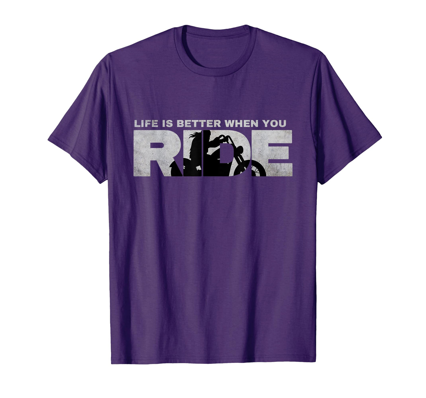 Life Is Better When You Ride - Biker Motorcycle Motorcycling T-Shirt