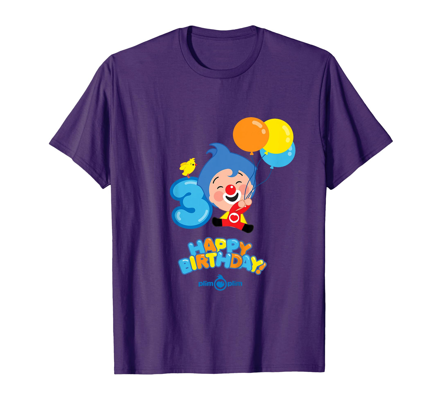 Kids Plim Plim The Kindness Hero - Happy Birthday T-Shirt