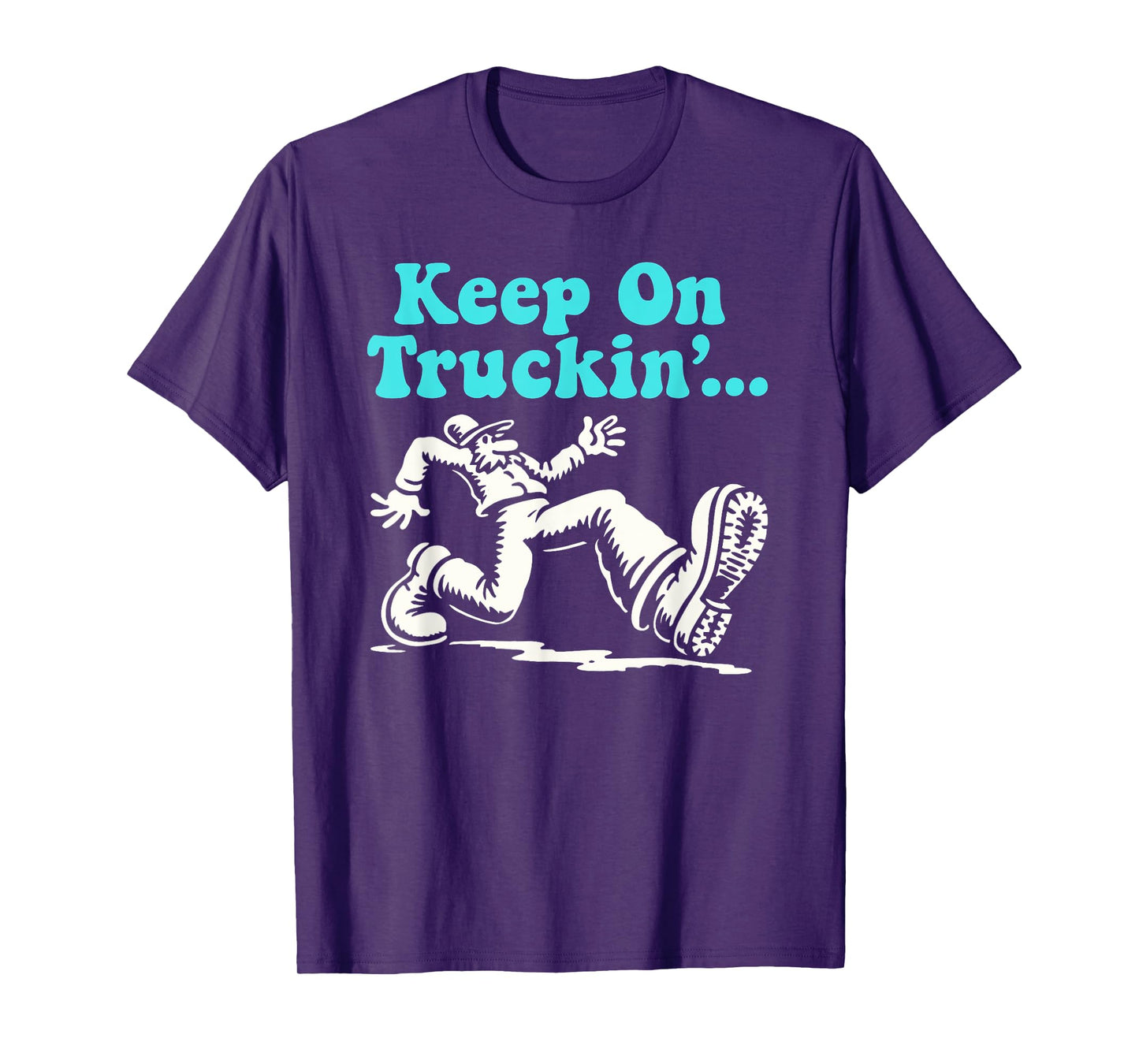 Funky Keep on Truckin' - Retro Vibes T-Shirt