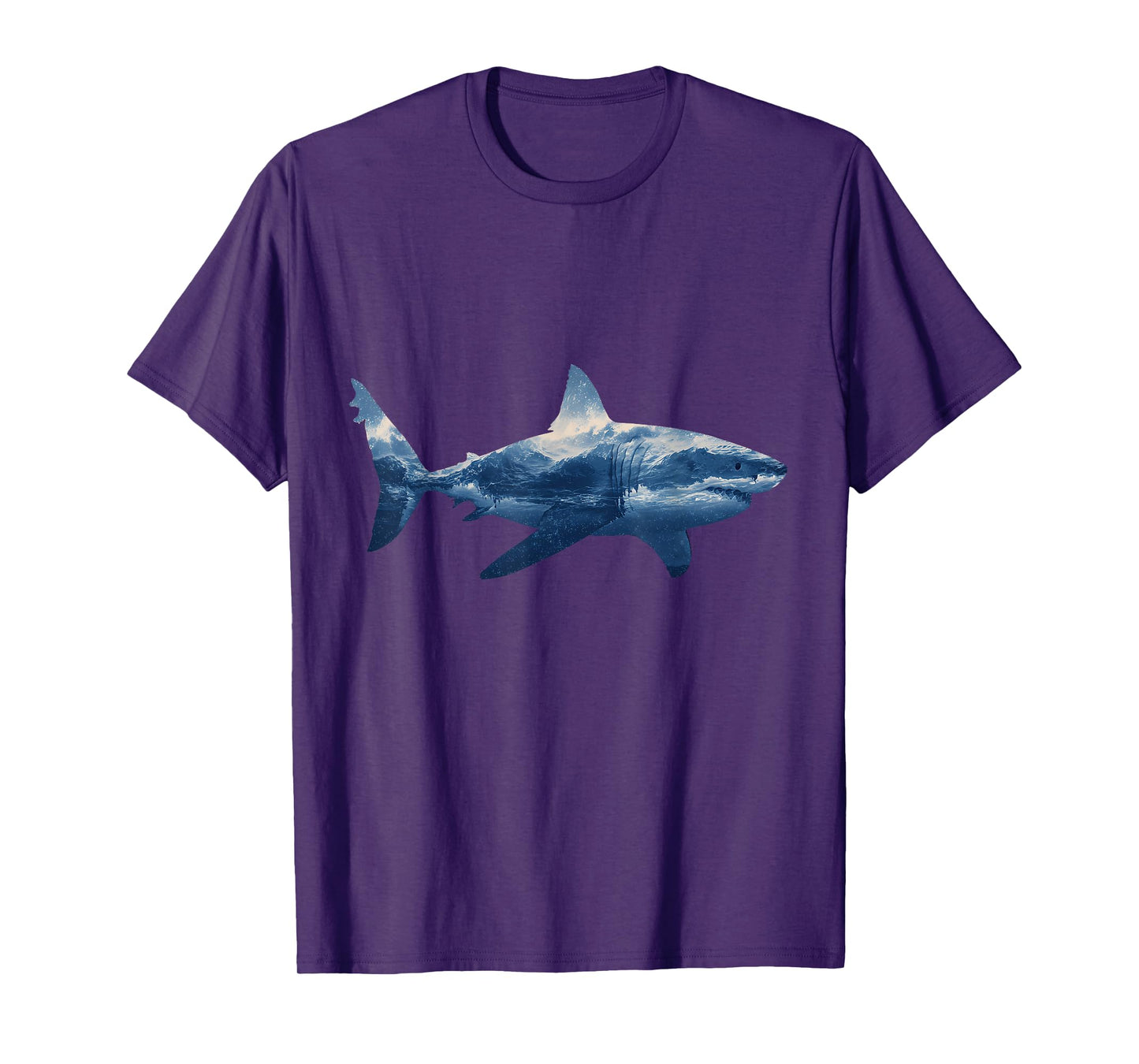 Shark Marine Biology Animal Artwork Sea Ocean Sharks Lover T-Shirt
