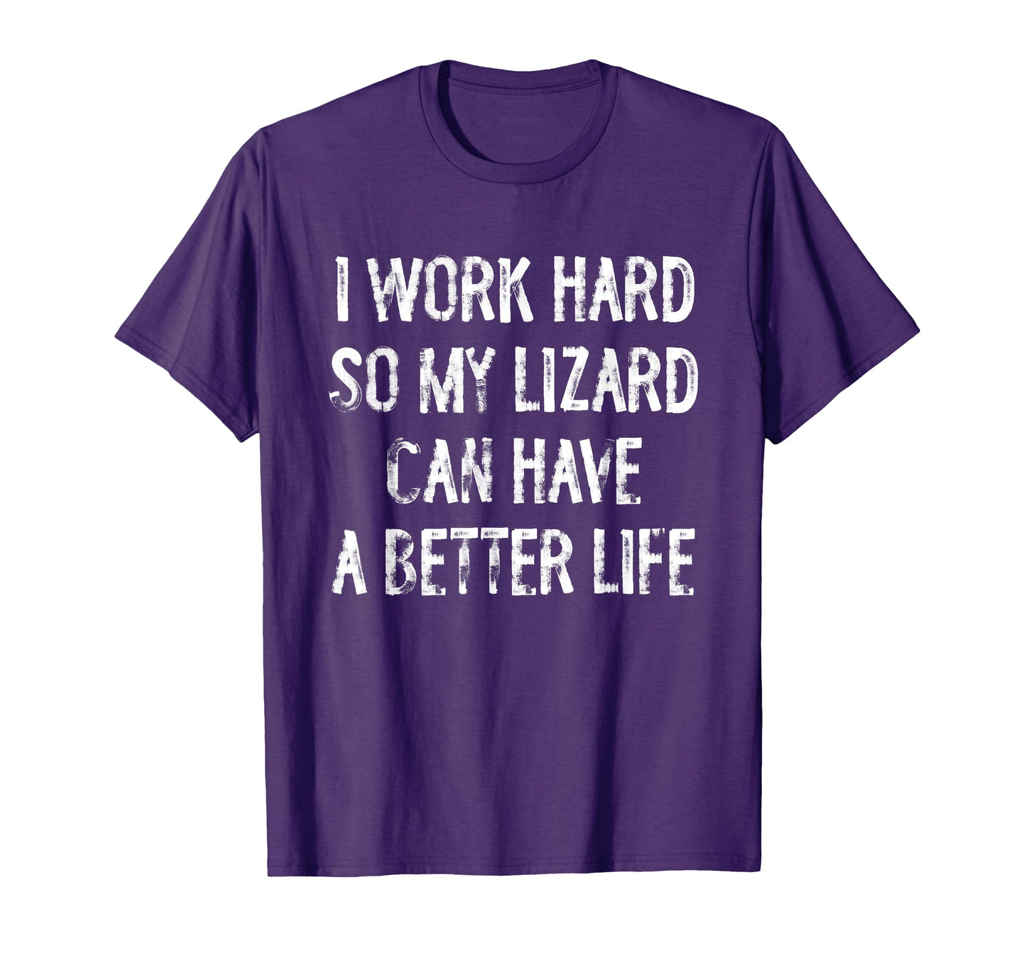 I Work Hard So My Lizard Can Have A Better Life T-Shirt