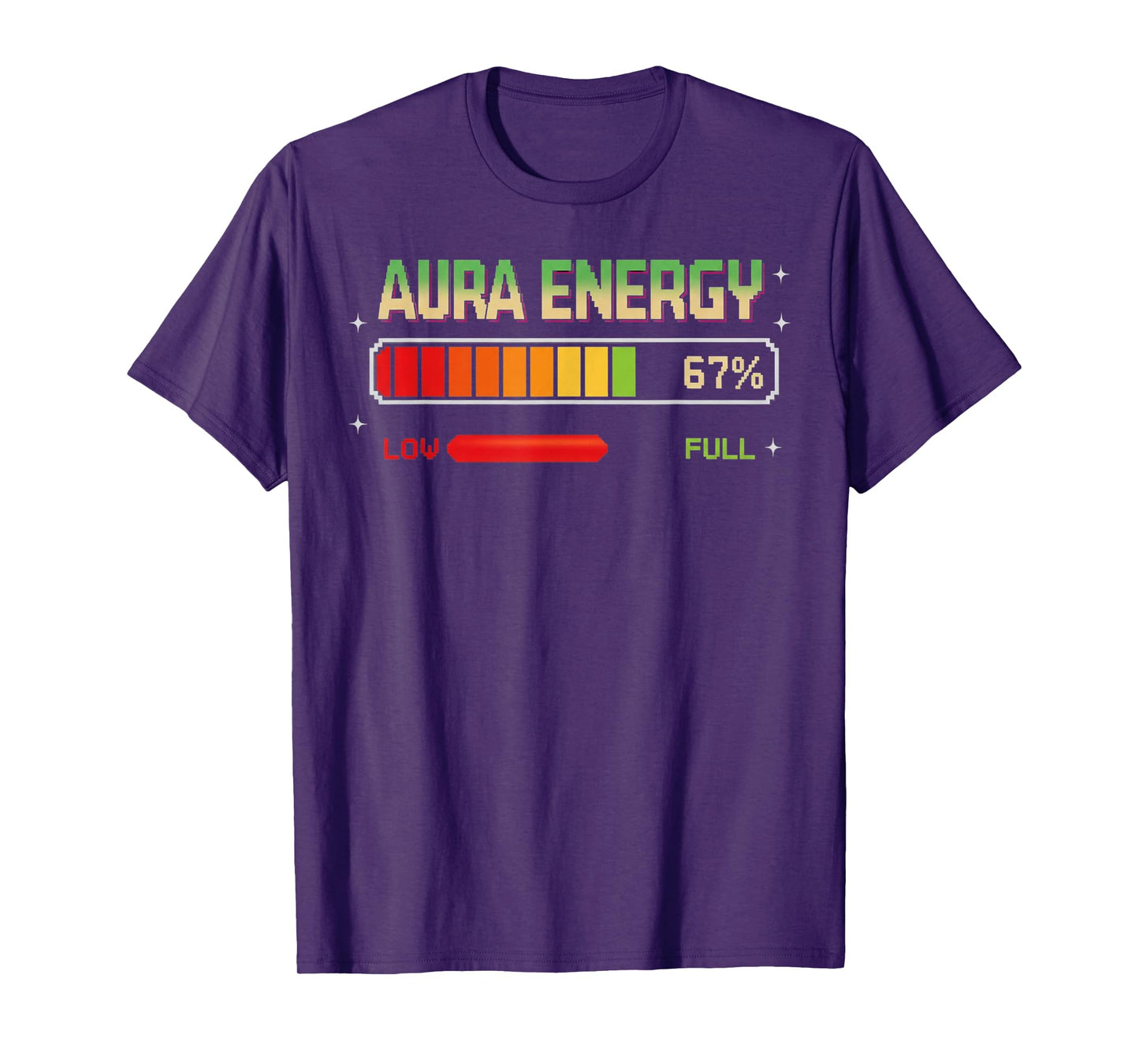 Aura Energy at 67 Funny Six Seven Meme Gen Alpha Slang T-Shirt