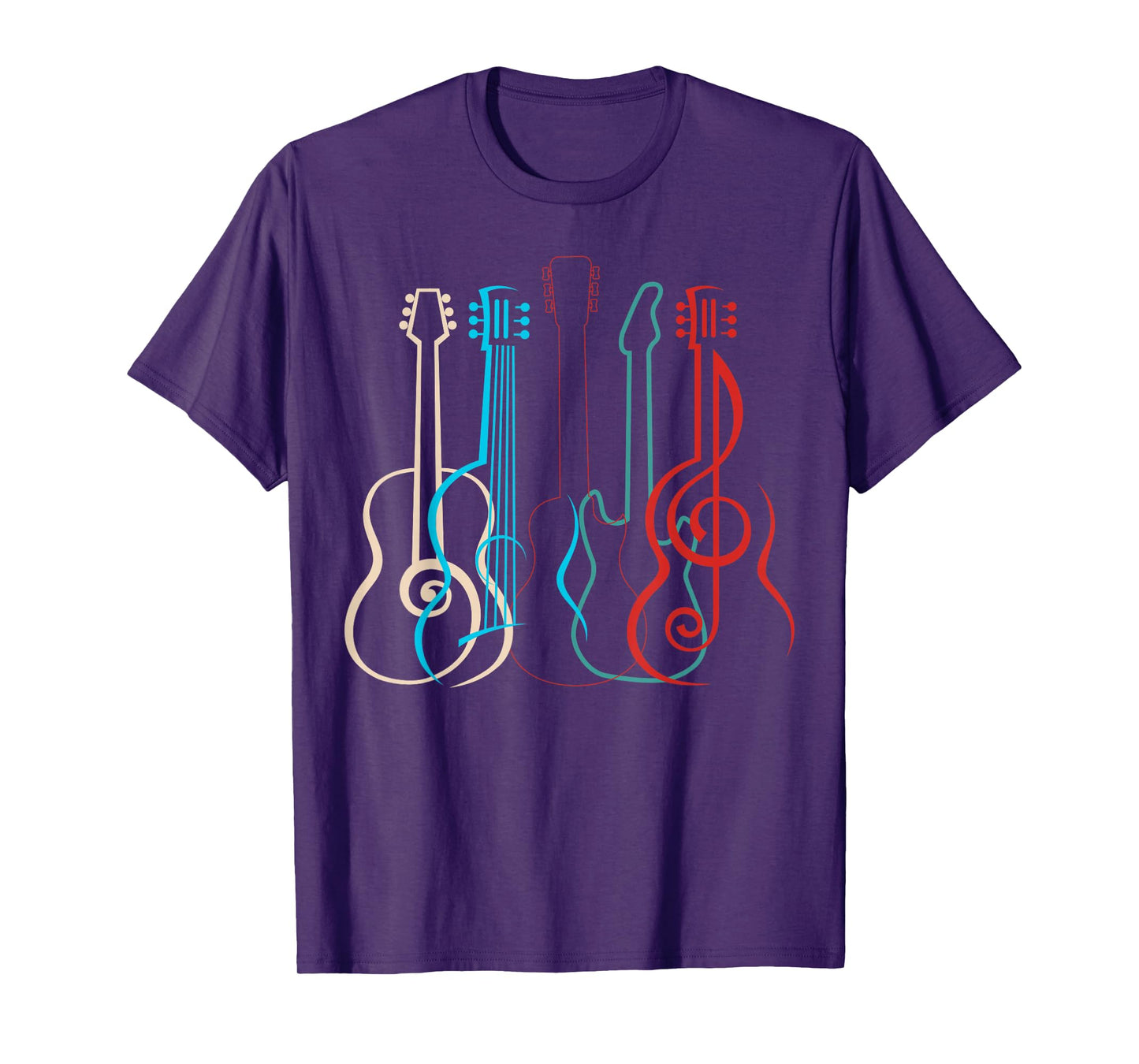 Playing Guitar Guitarist Music's Life T-Shirt