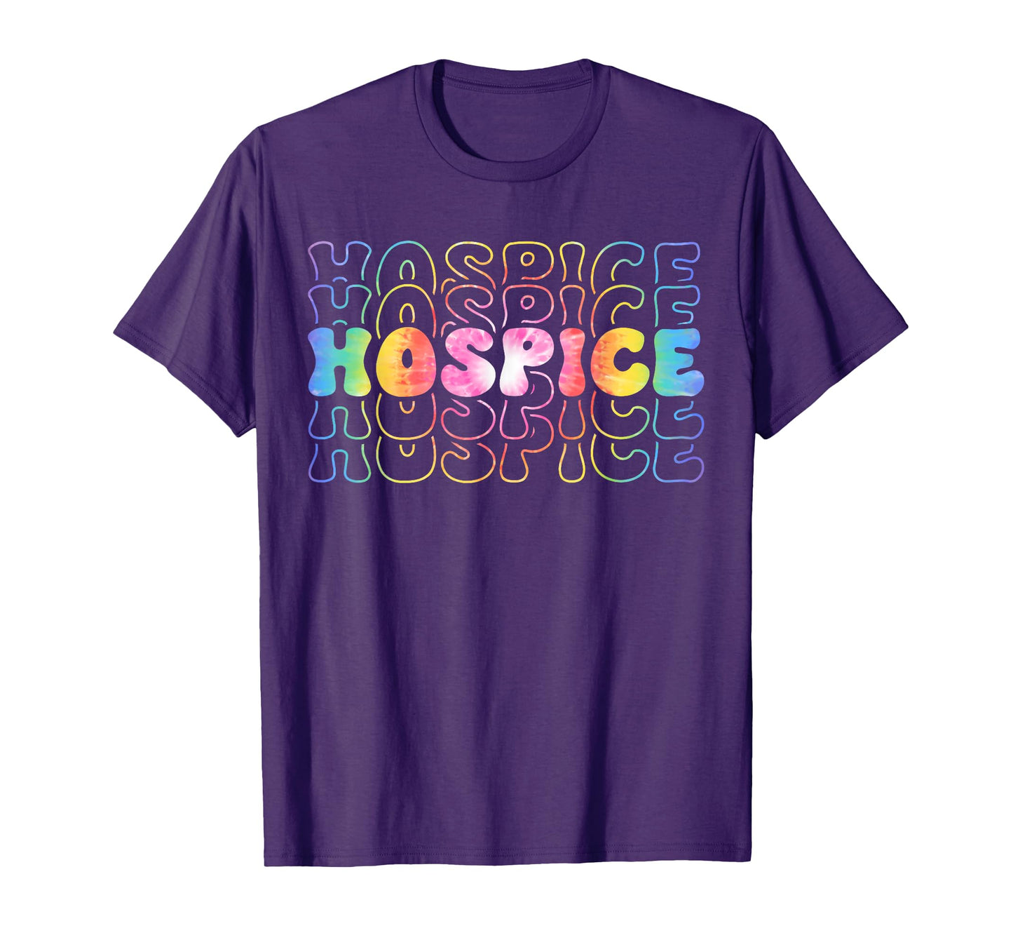Funny Cute Tie Dye Hospice Nurse Life Hospice Squad T-Shirt