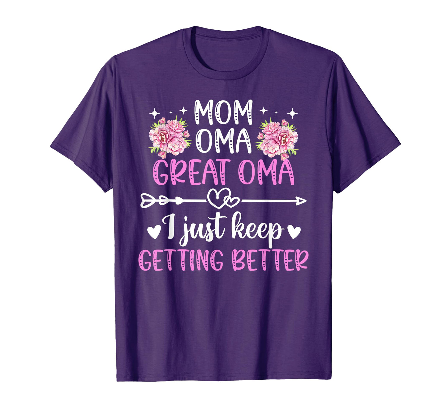 Mom Oma Great Oma Keep Getting Better Great Oma T-Shirt