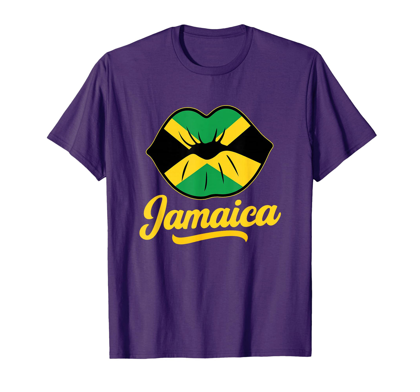 Jamaican Flag Lips Vacation Trip Matching Family Summer T-Shirt