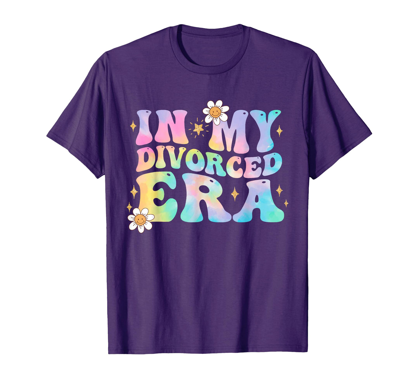 In My Divorced Era Tie Dye Breakup Divorce Party Divorcee T-Shirt