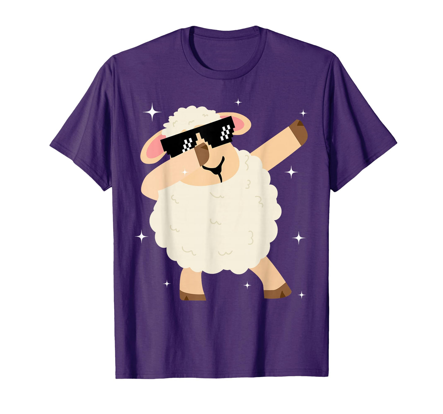 Men Women Kids Funny Sheep Dabbing Animals Wildlife Parties T-Shirt