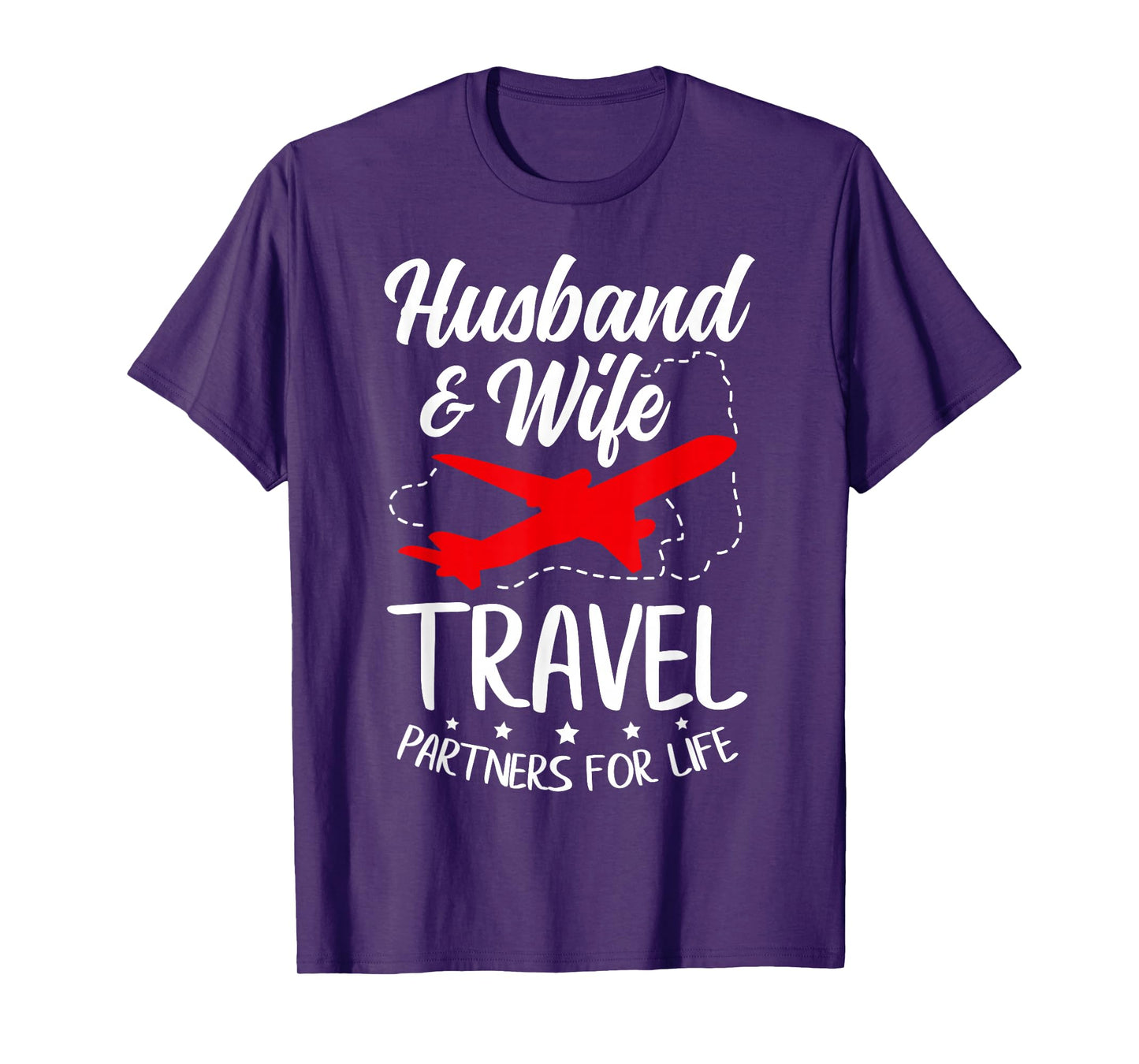 Couple Matching Husband And Wife Travel Partners For Life T-Shirt