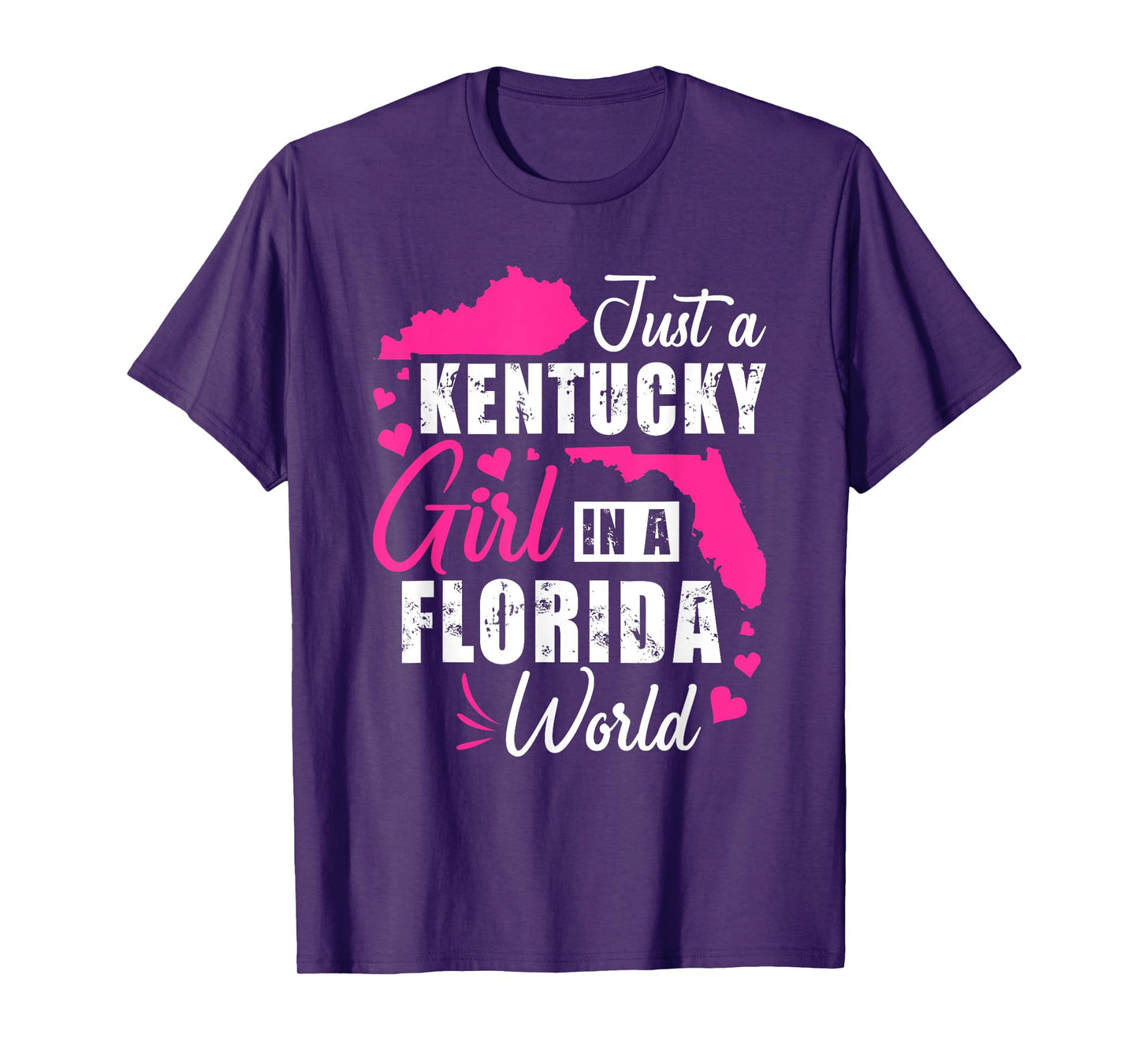 Kentucky Girl Living in Florida Southern Roots Transplant T-Shirt