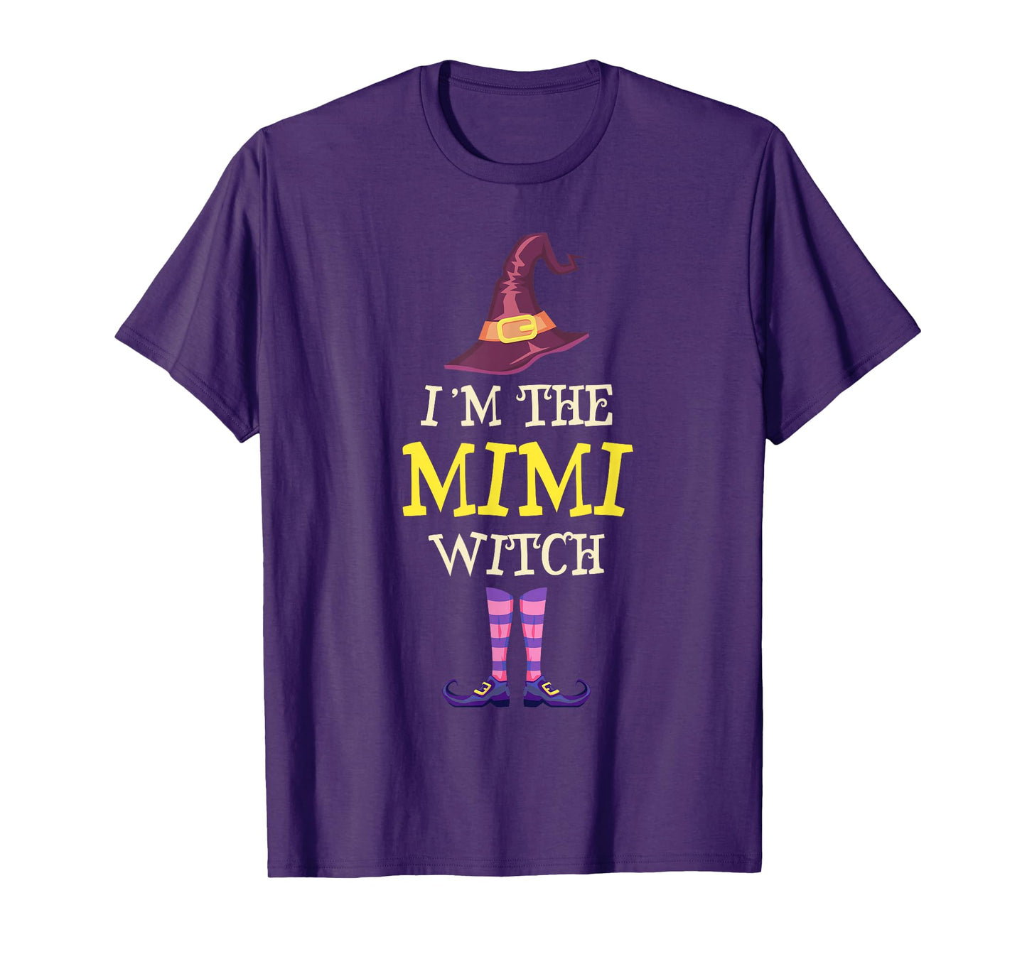 I'm The Mimi Witch Costume Halloween Funny Witchy T-Shirt