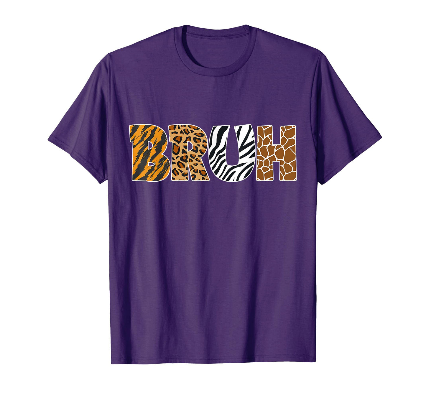 Bruh Safari Zookeeper Leopard Cheetah Tiger Animals Wildlife T-Shirt