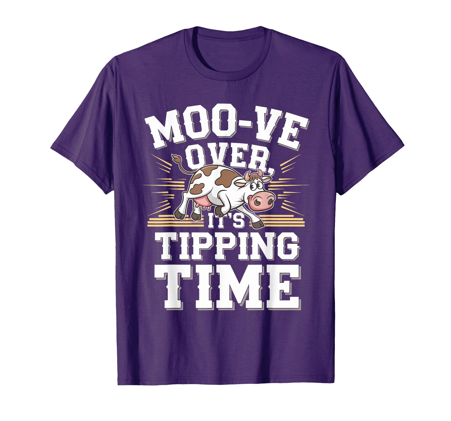 Funny Cow Tipping Joke Country Life Prank T-Shirt