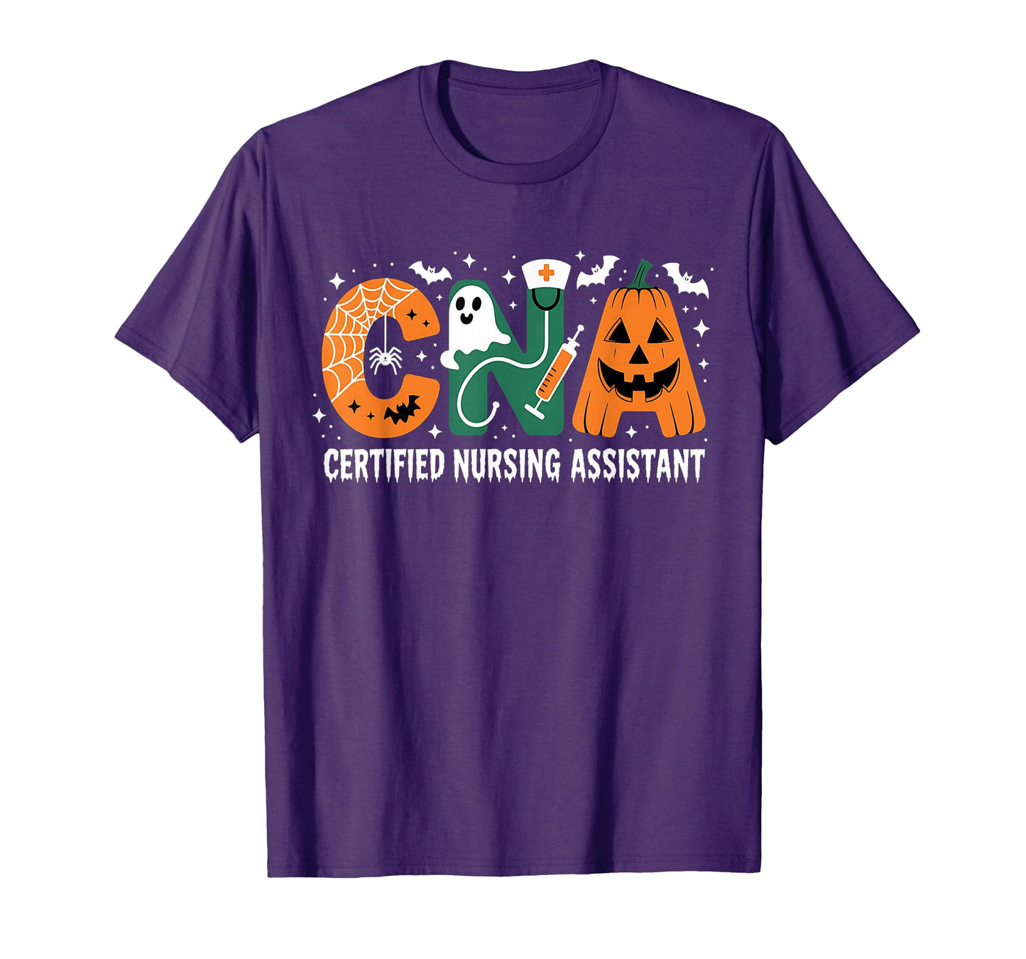 Halloween CNA Shirt Nurse Halloween Pumpkin Nurse Halloween T-Shirt
