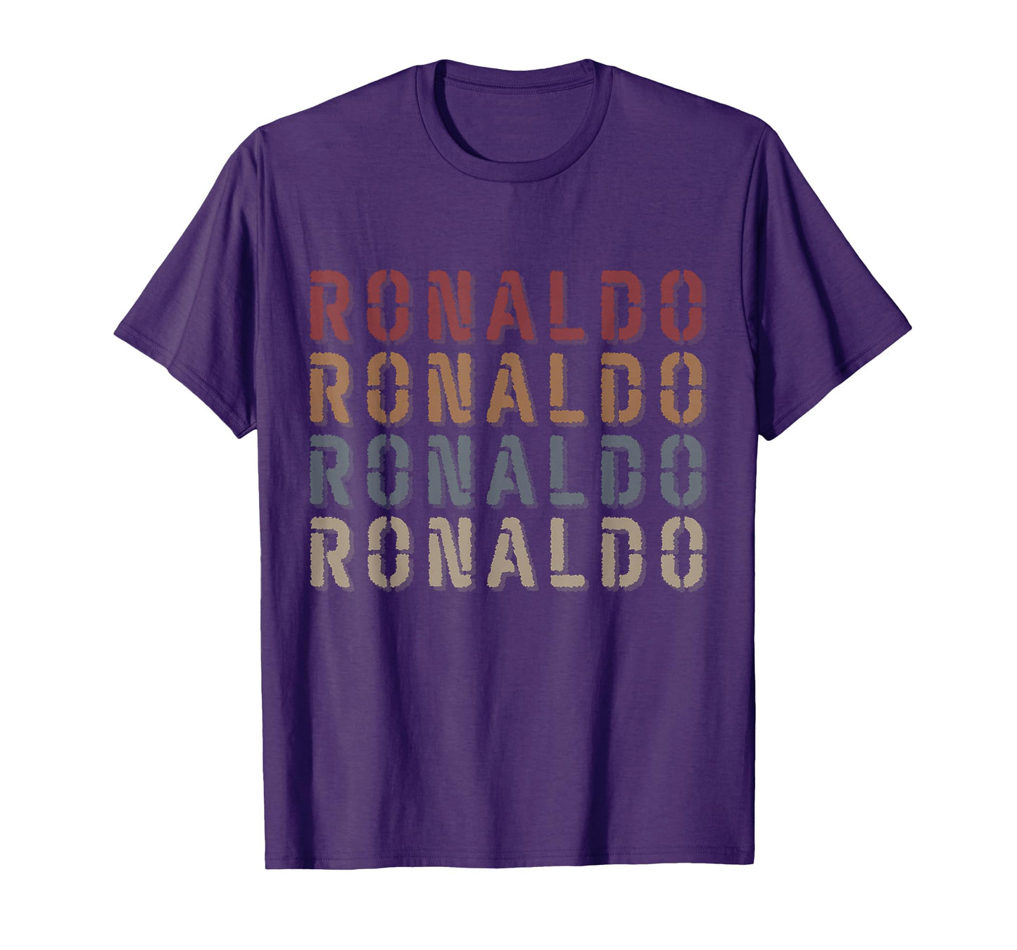Vintage Style Ronaldo First Name Funny Love Heart Ronaldo T-Shirt