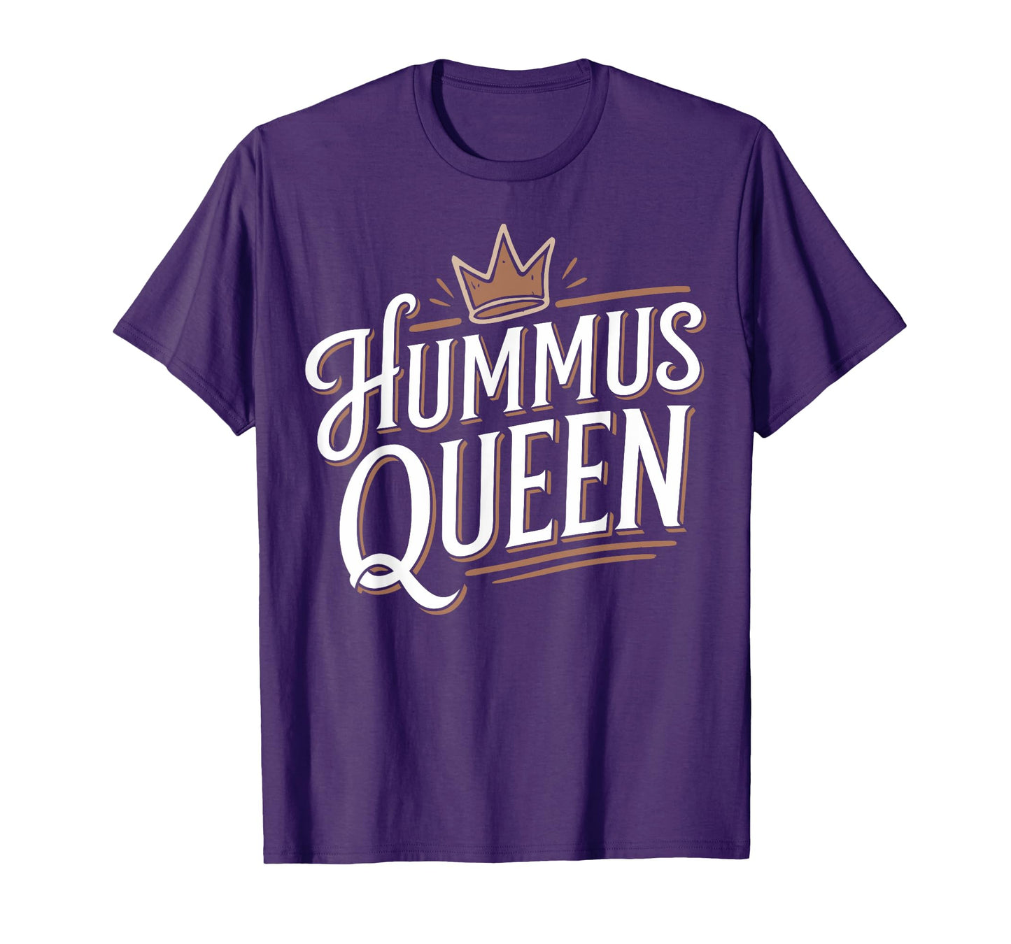 Hummus Queen Vegetarian Girl Vegan T-Shirt