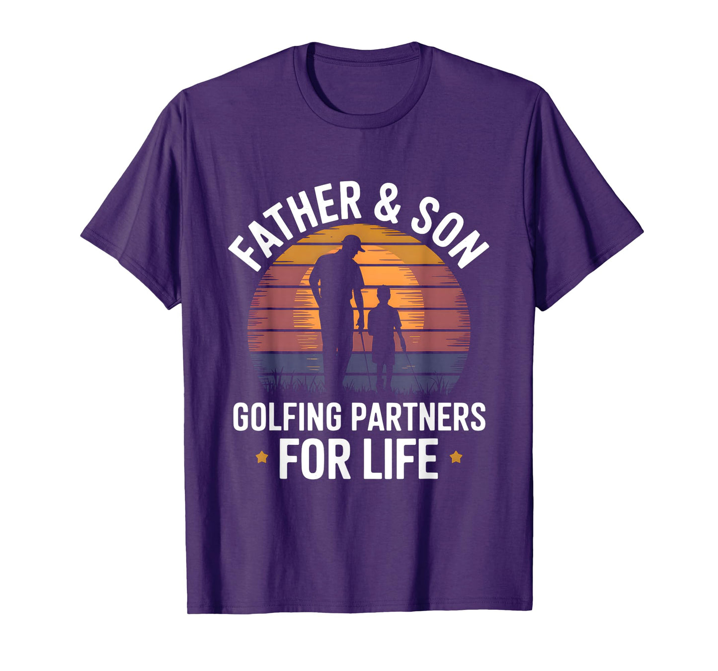 Father Son Golfing Partners Family Golf Matching Dad Golfer T-Shirt