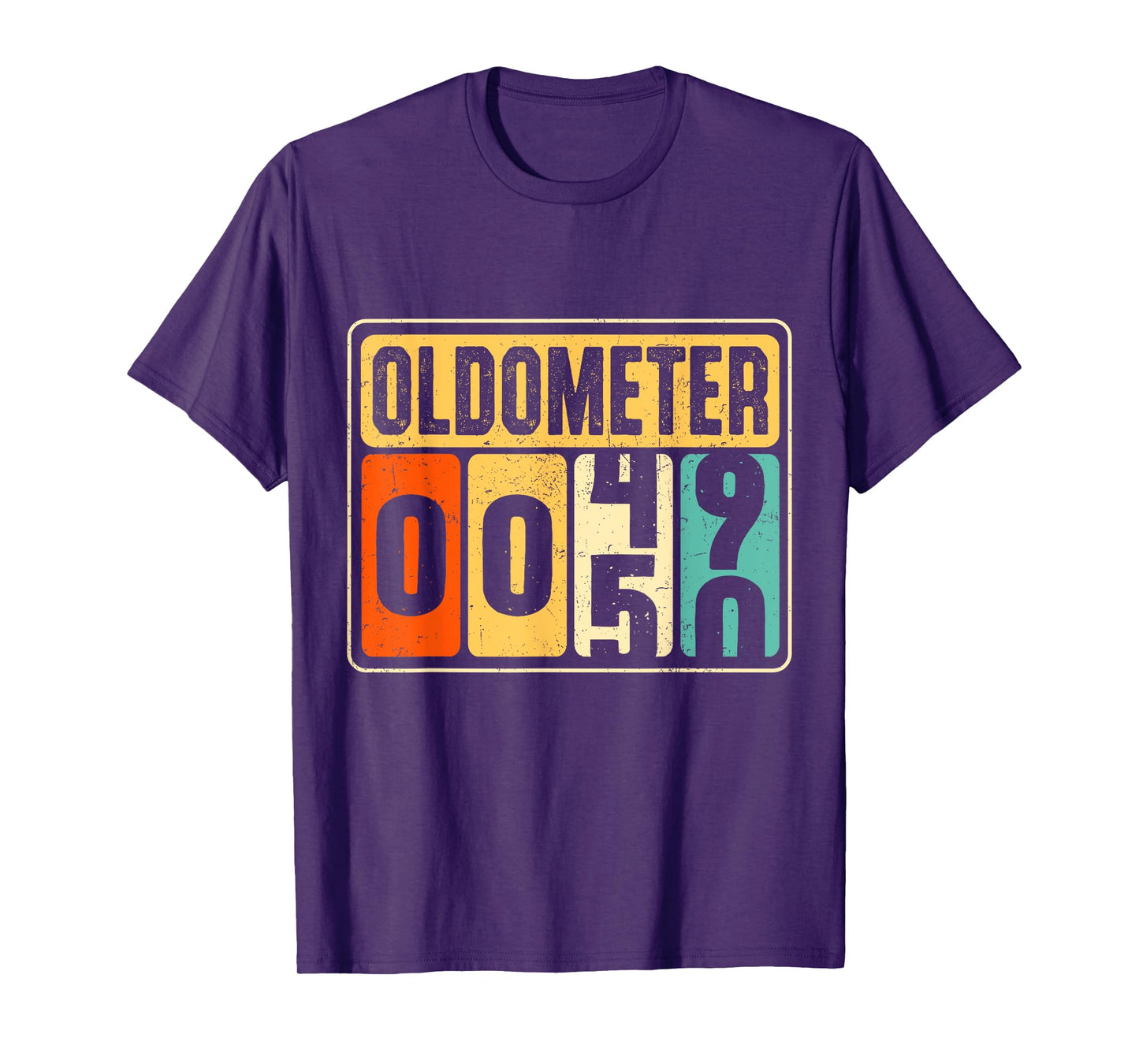 Oldometer 50 Vintage Birthday present for 50 Year Olds T-Shirt
