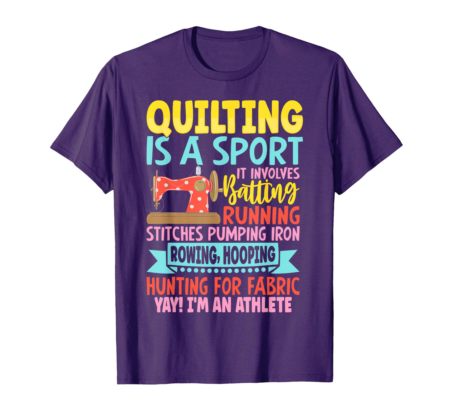 Funny Quilting Design For Women Girls Sewing Quilter T-Shirt