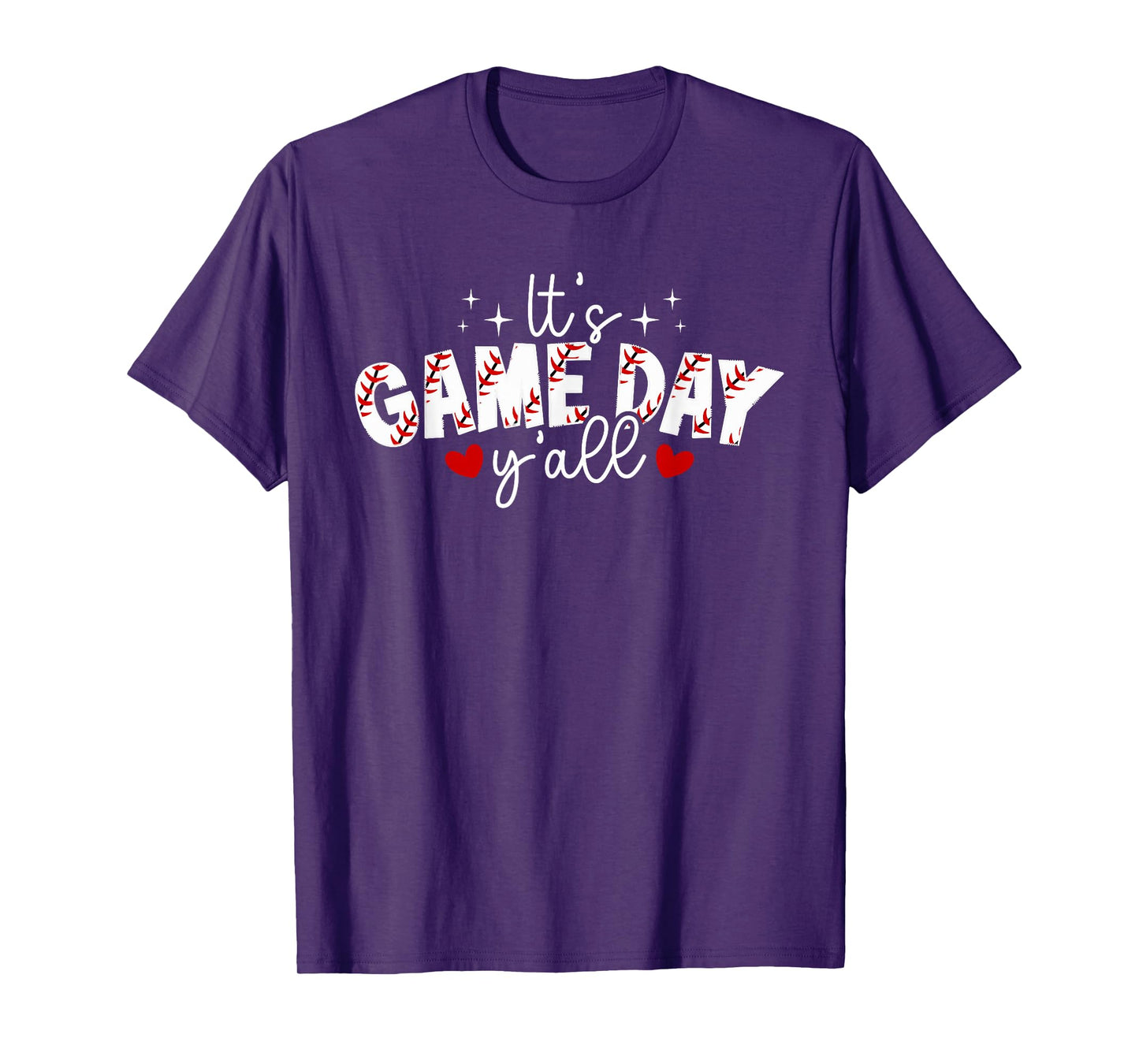 It's Game Day Y'all Baseball Game Day Baseball T-Shirt